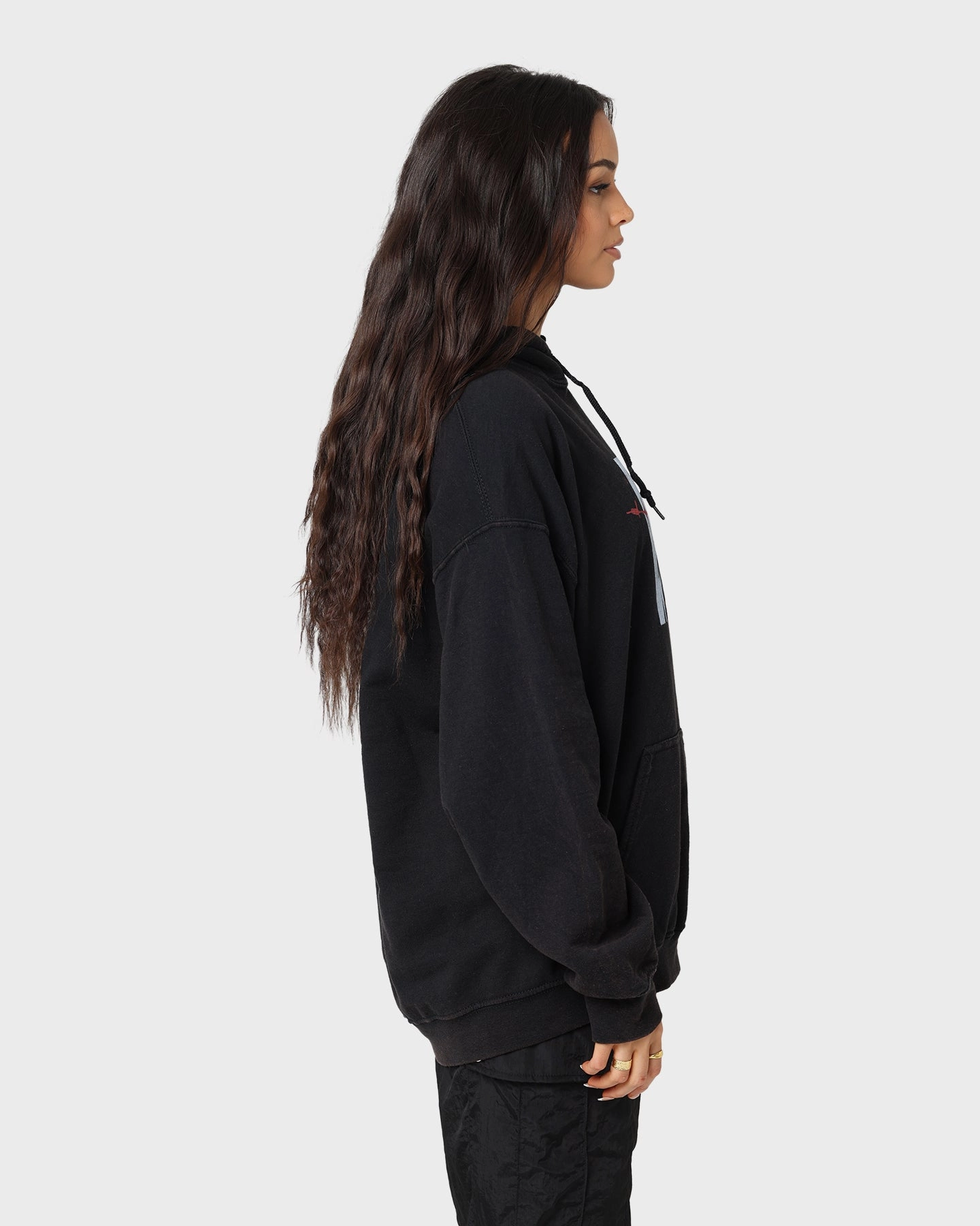 The Batman Truth Vintage Hoodie Black Fray Resistant Finish
