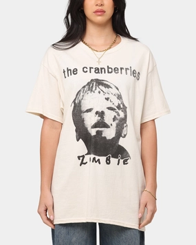 The Cranberries Zombie Vintage T-Shirt Off White Solid color purity ColorfastFabricTech