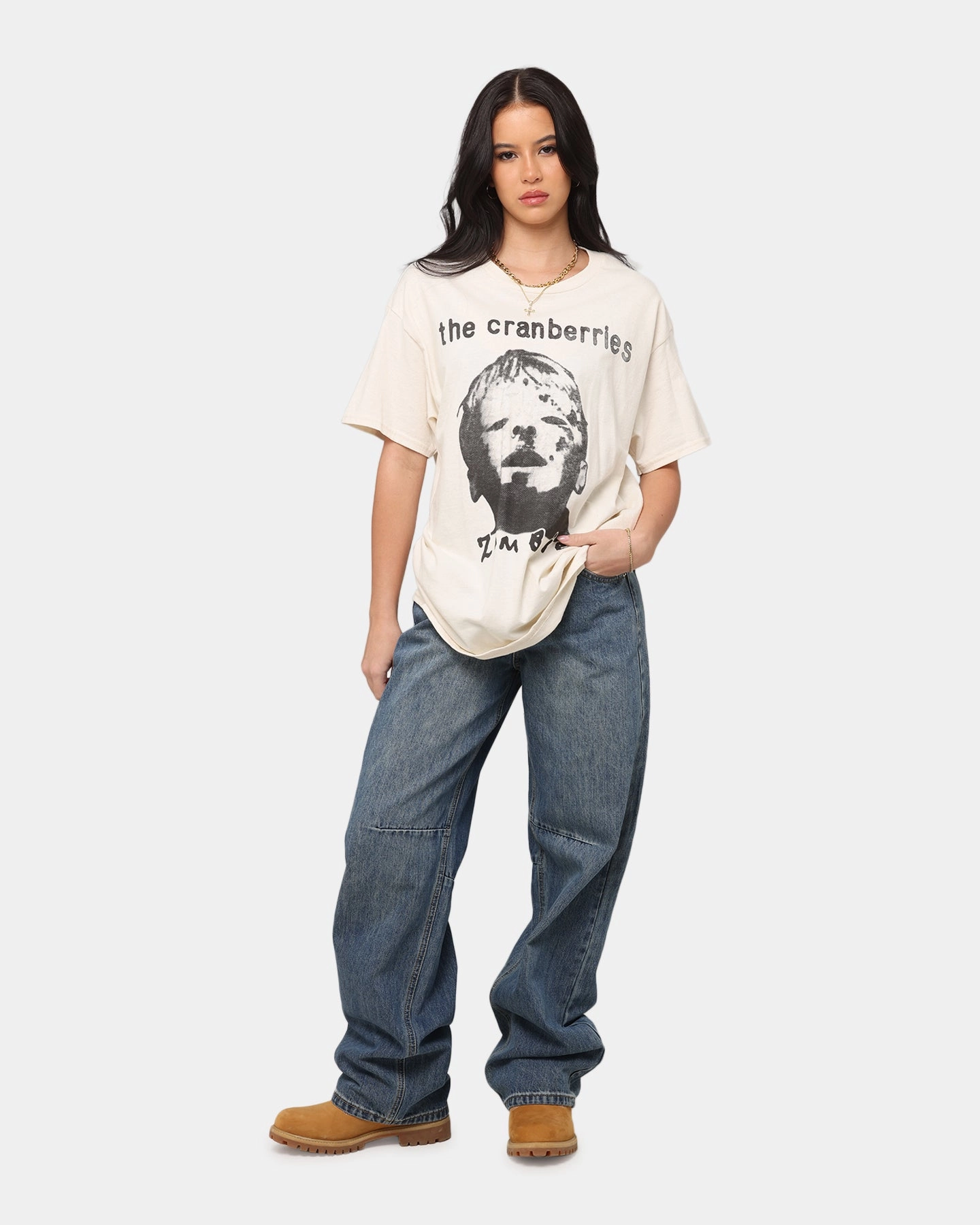 The Cranberries Zombie Vintage T-Shirt Off White Light Trend