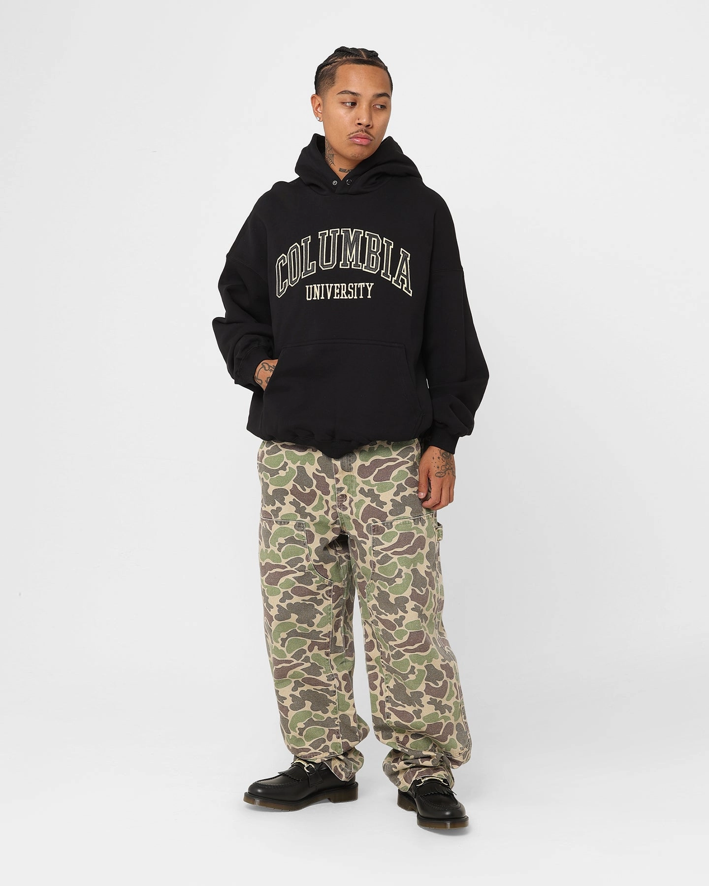 The New Establishment Prime Ivy League Columbia Hoodie Black High-quality