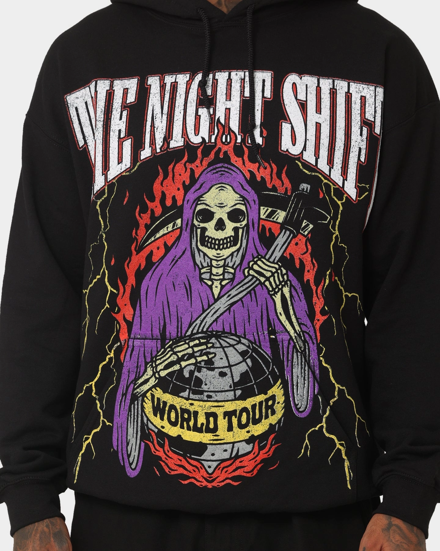 watch The Night Shift World Tour Hoodie Black