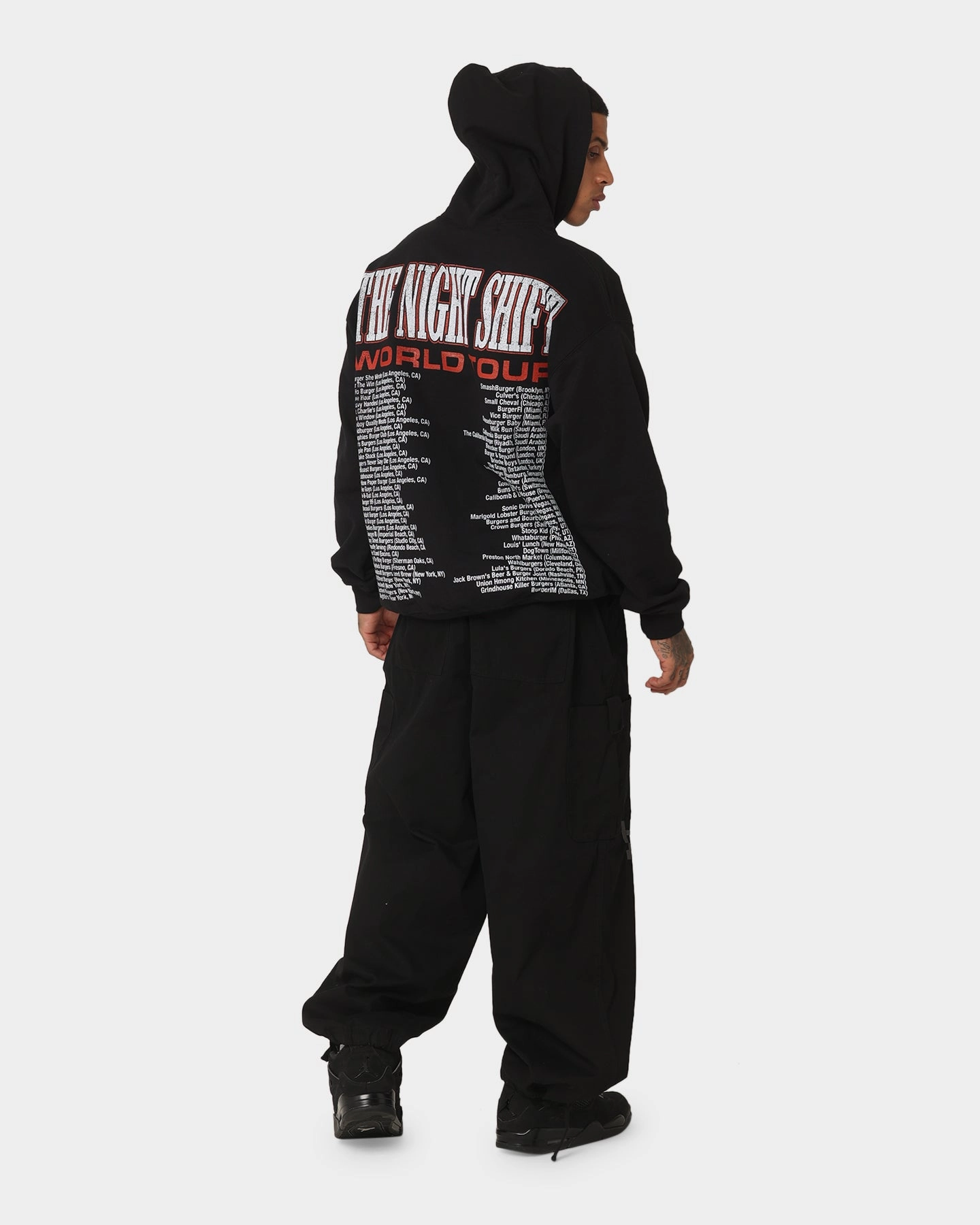 The Night Shift World Tour Hoodie Black Layer Base professionals