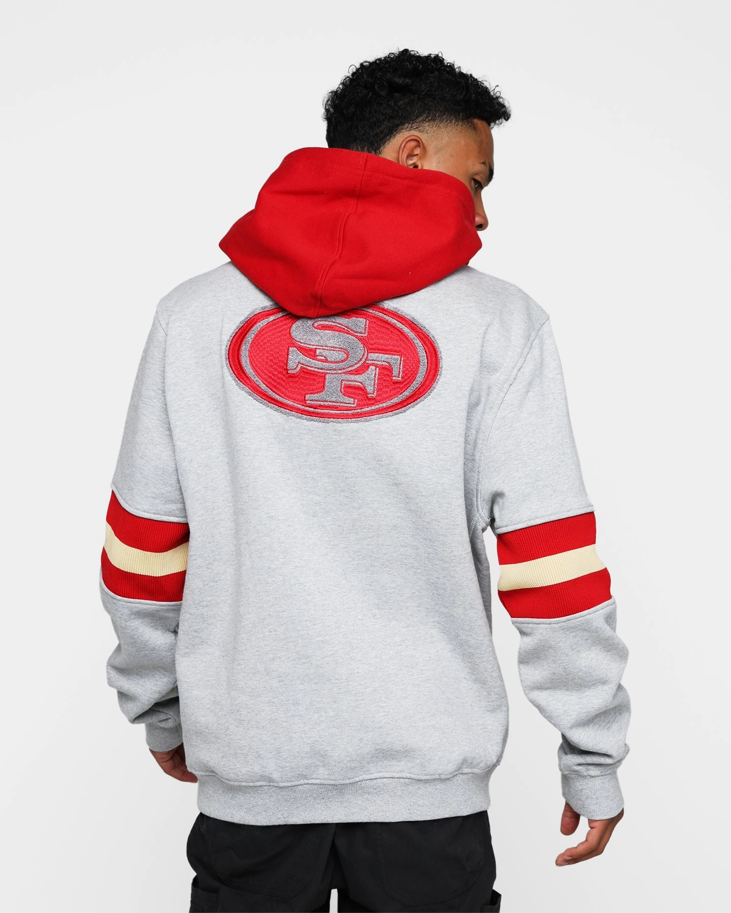 New Era San Francisco 49ers Hoodie Grey firefighters