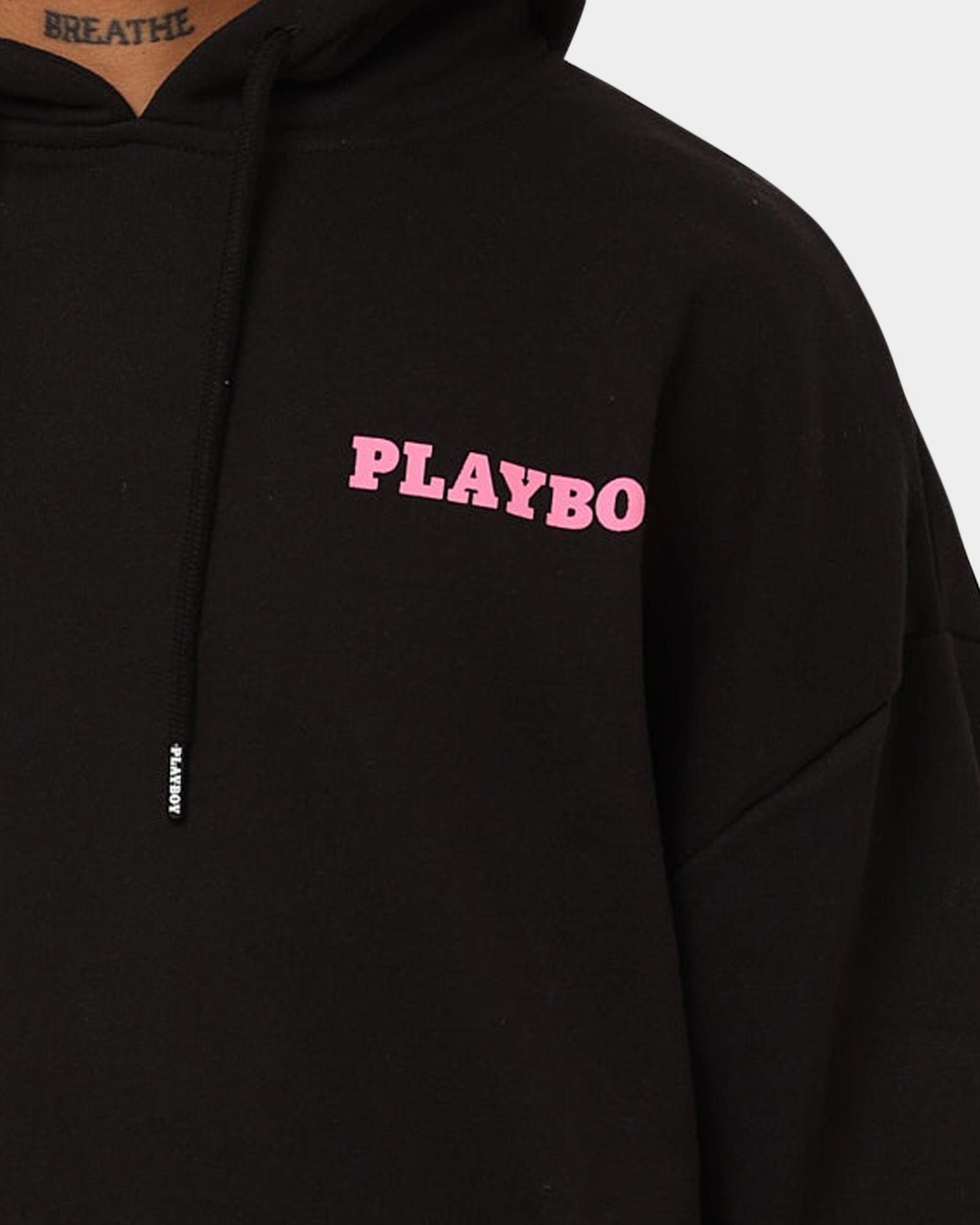 Playboy November '13 Monotone Hoodie Black Magenta Process Compressed Packaging