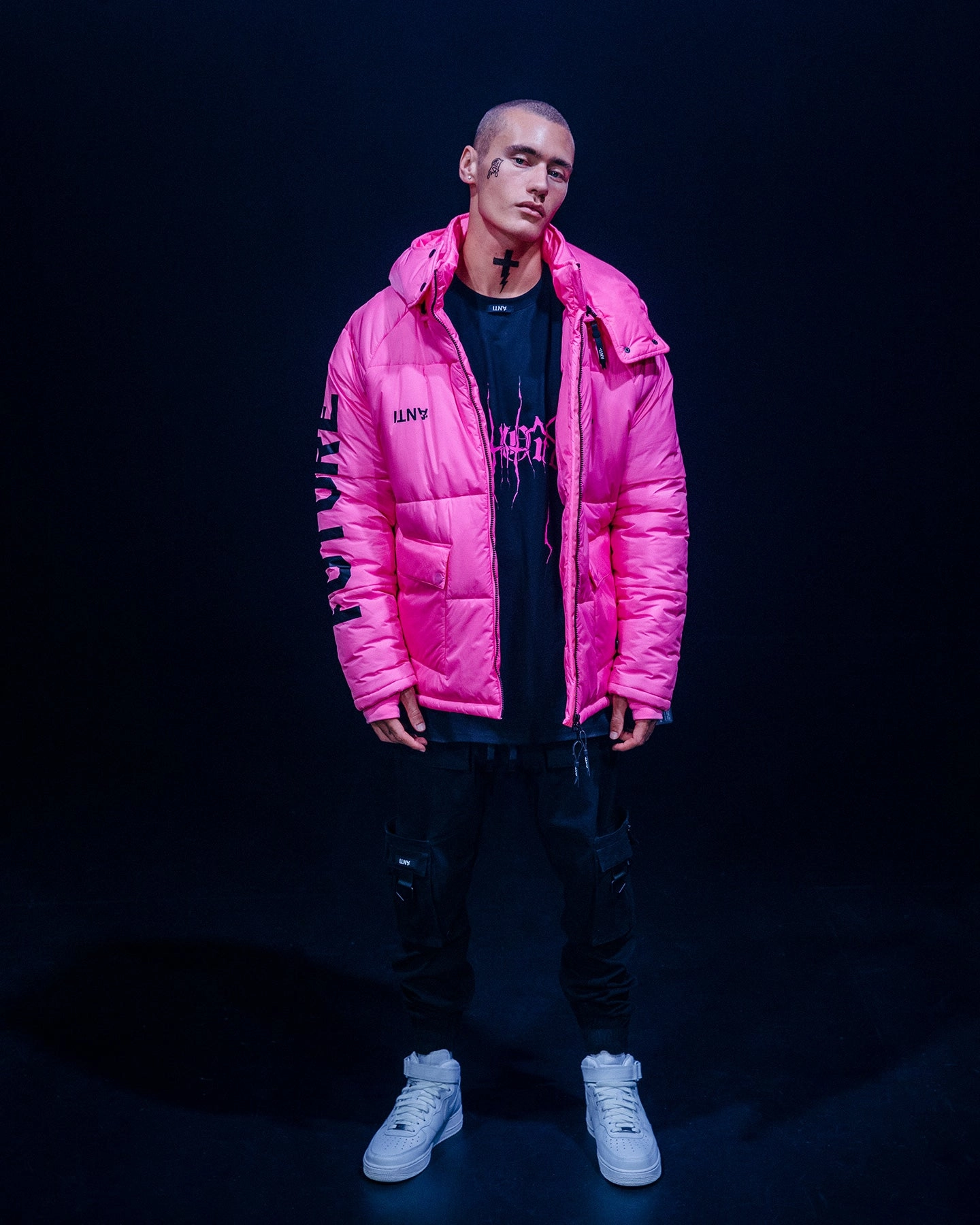Easy Care Fabric The Anti Order Hyphen ATD Puffer Jacket Lethal Pink