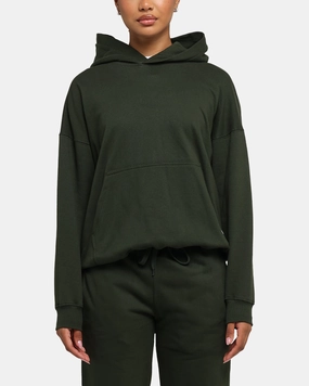Cold-Weather Comfort Carr?? Blanc Oversized Hoodie Dark Green
