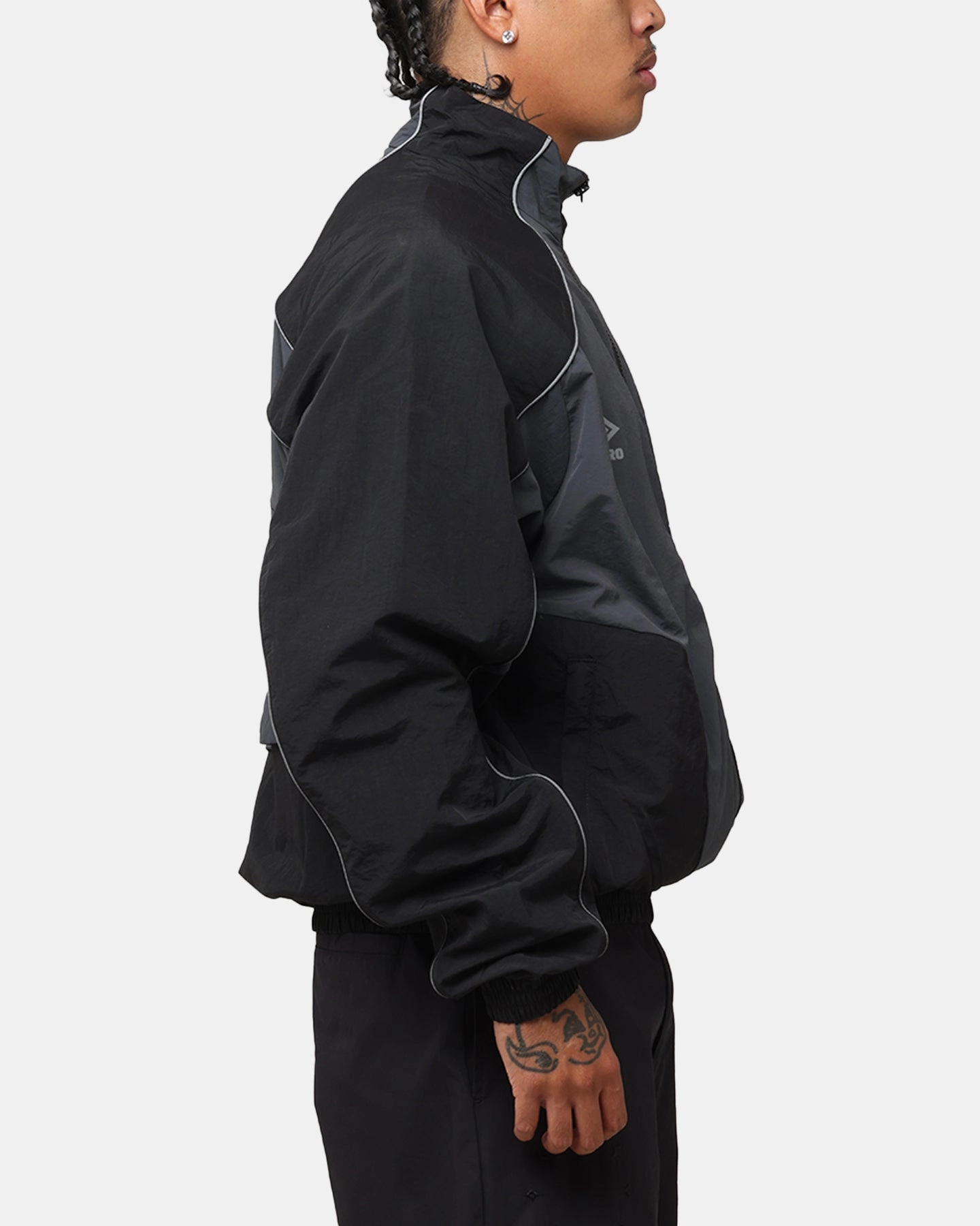 Cooperate Tear Resistant Panels Boiler Room X Umbro Shell Jacket Black