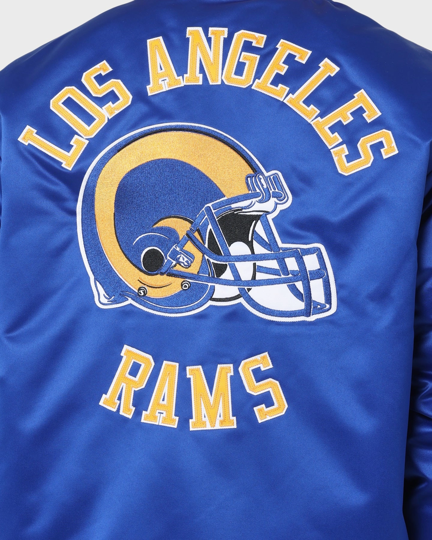 Gift Mitchell & Ness Los Angeles Rams Heavyweight Satin Jacket Royal