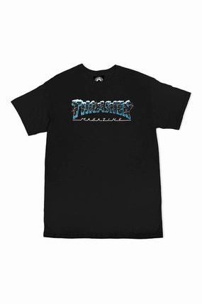 Thrasher Black Ice Logo Tee Perfect Wear ethical