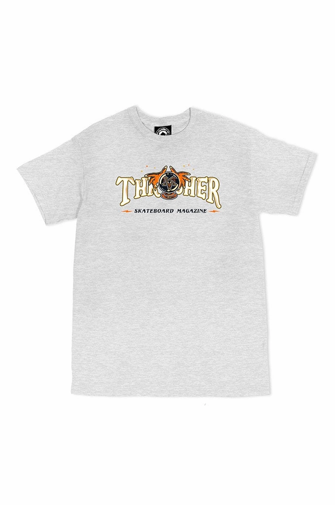 Thrasher Fortune Logo SS Tee Comfortable Wear theater visit