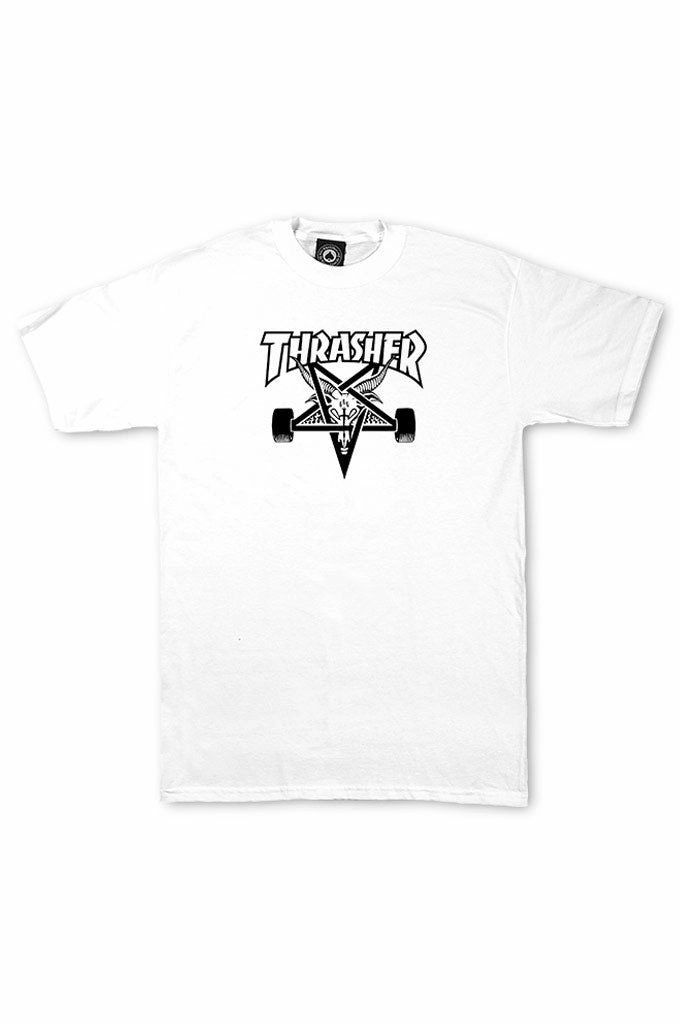 Thrasher Sk8 Goat Tee Basic Wear Soft Material