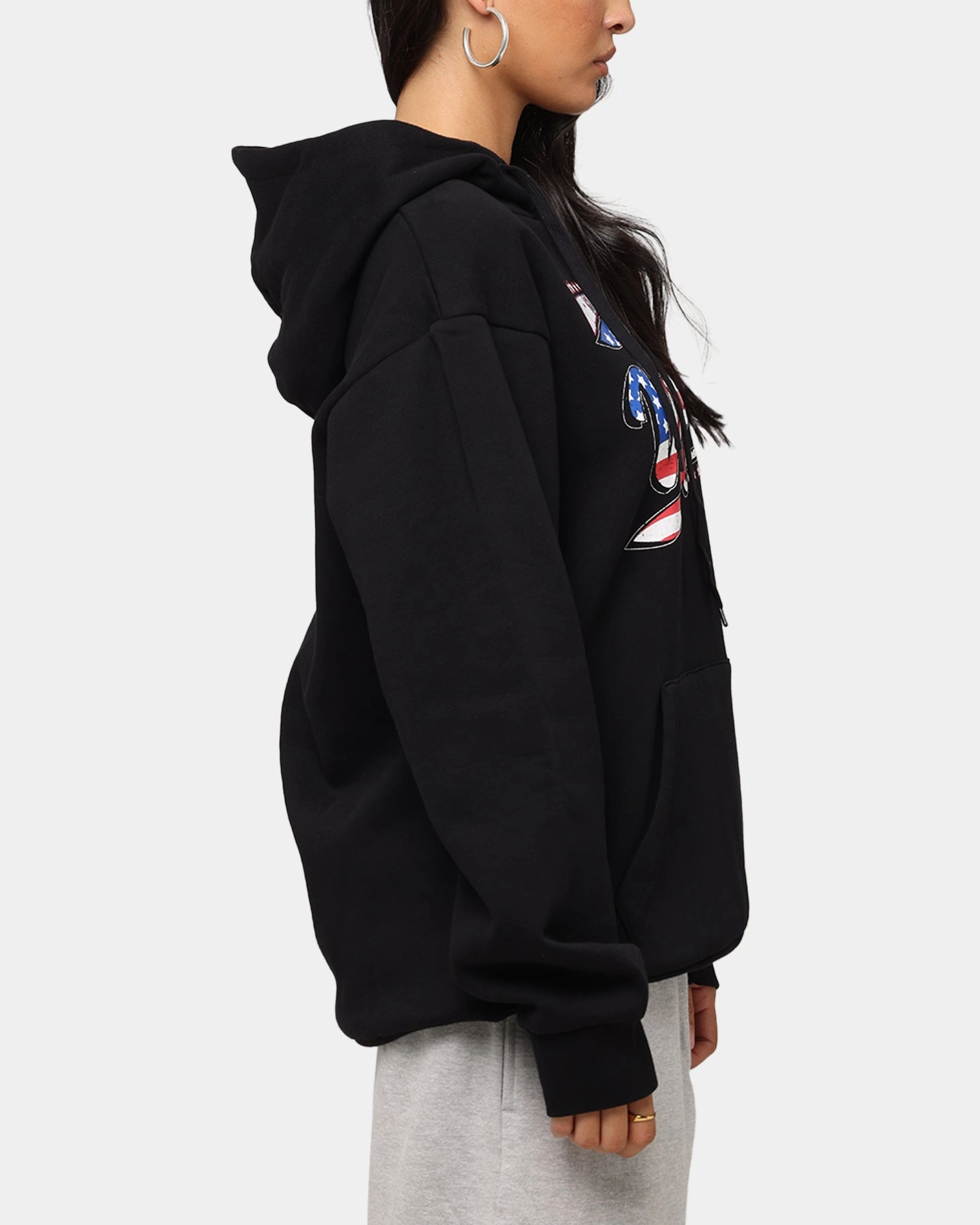 Tidwell NRL 2025 Las Vegas Round Flag Hoodie Black Breathable Design