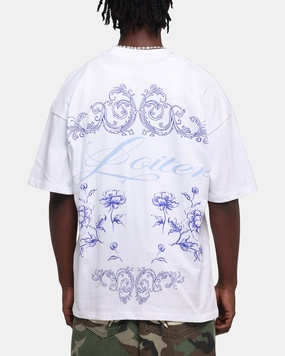 Loiter Fine China T-Shirt White QuickDry Material Solid color purity