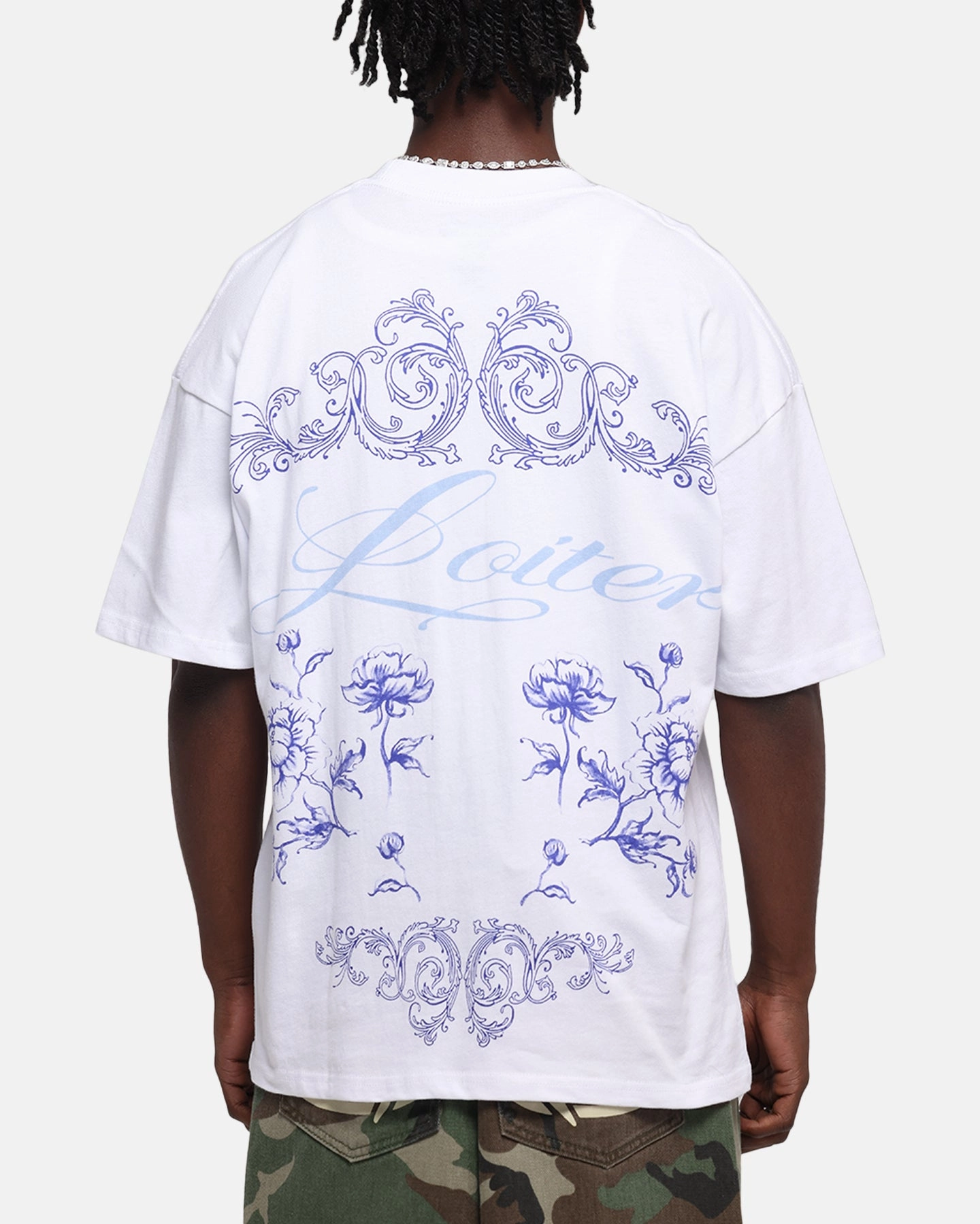 Loiter Fine China T-Shirt White QuickDry Material Solid color purity
