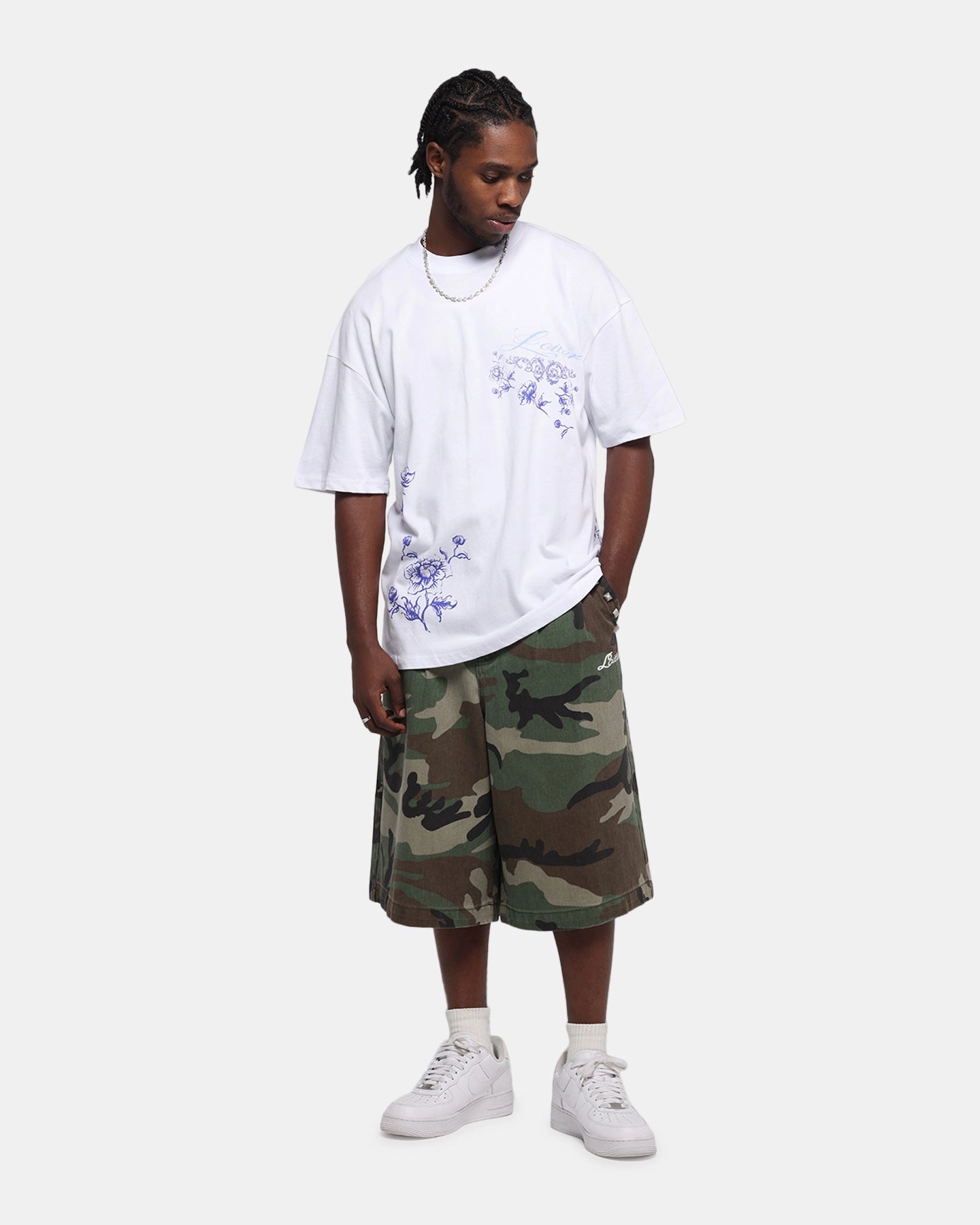 Loiter Fine China T-Shirt White Minimalist Apparel