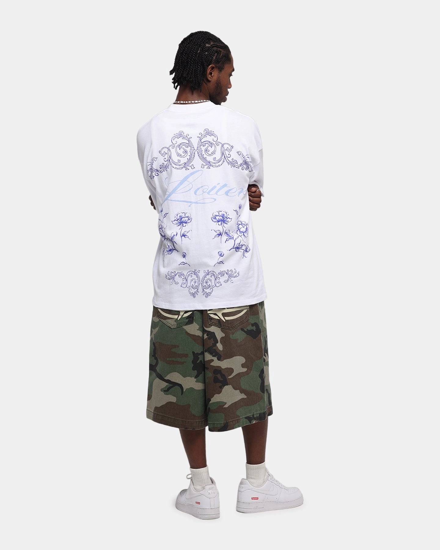 Loiter Fine China T-Shirt White Smart Casual Look