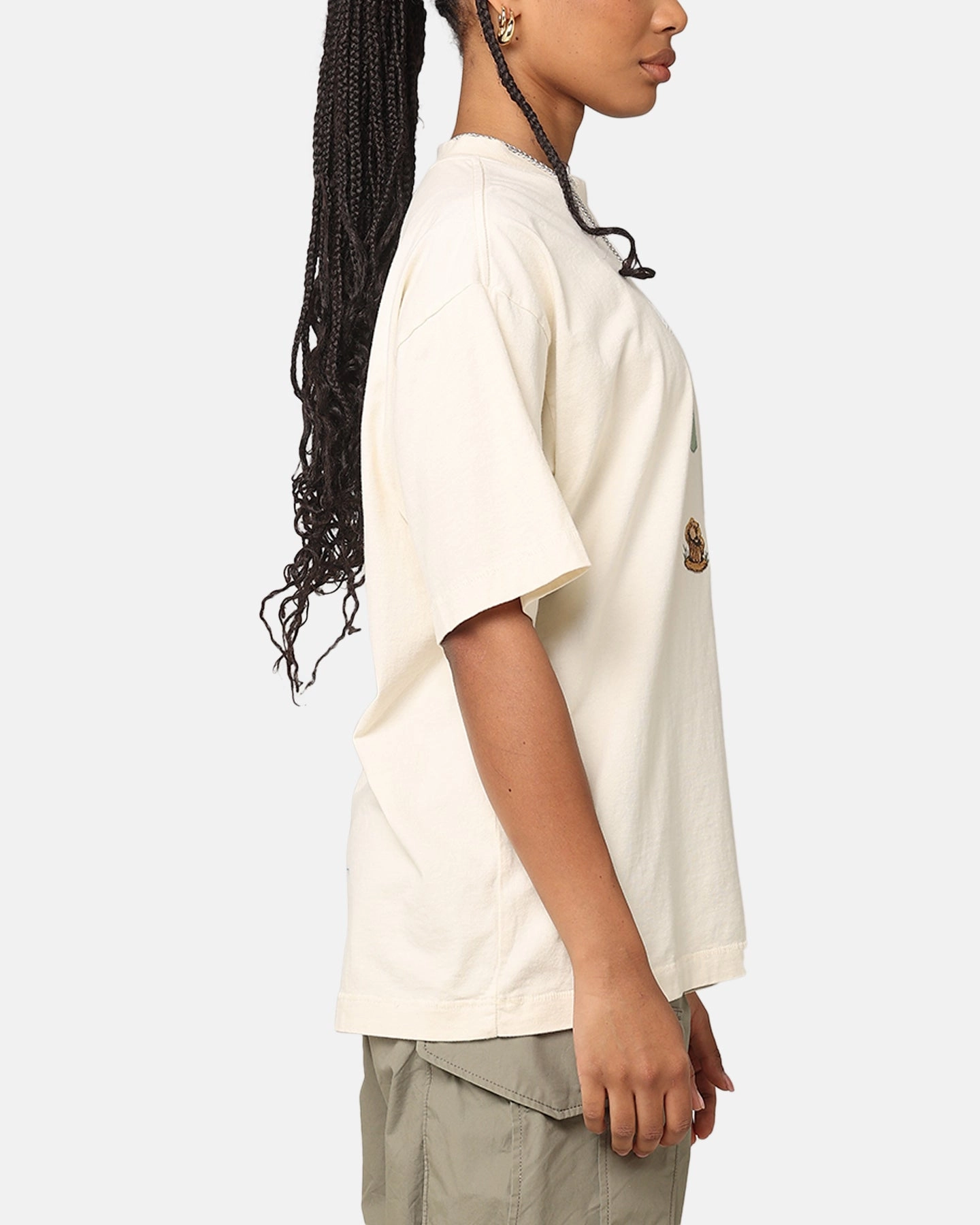 Market Par 5 Bear T-Shirt Ecru Simple Chic AntiStatic Properties