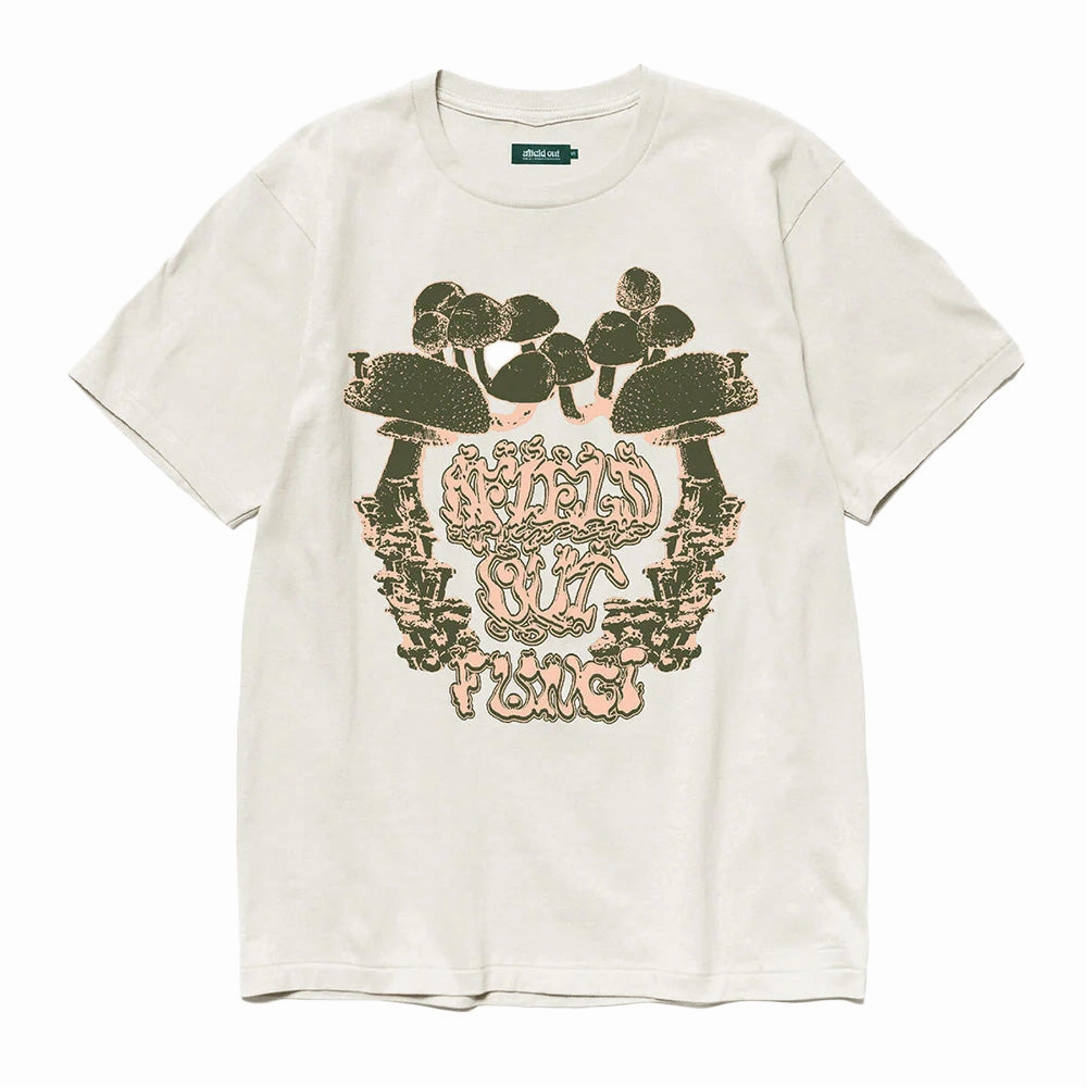 Sleek Fit Afield Out Fungi T- Shirt  'Bone'