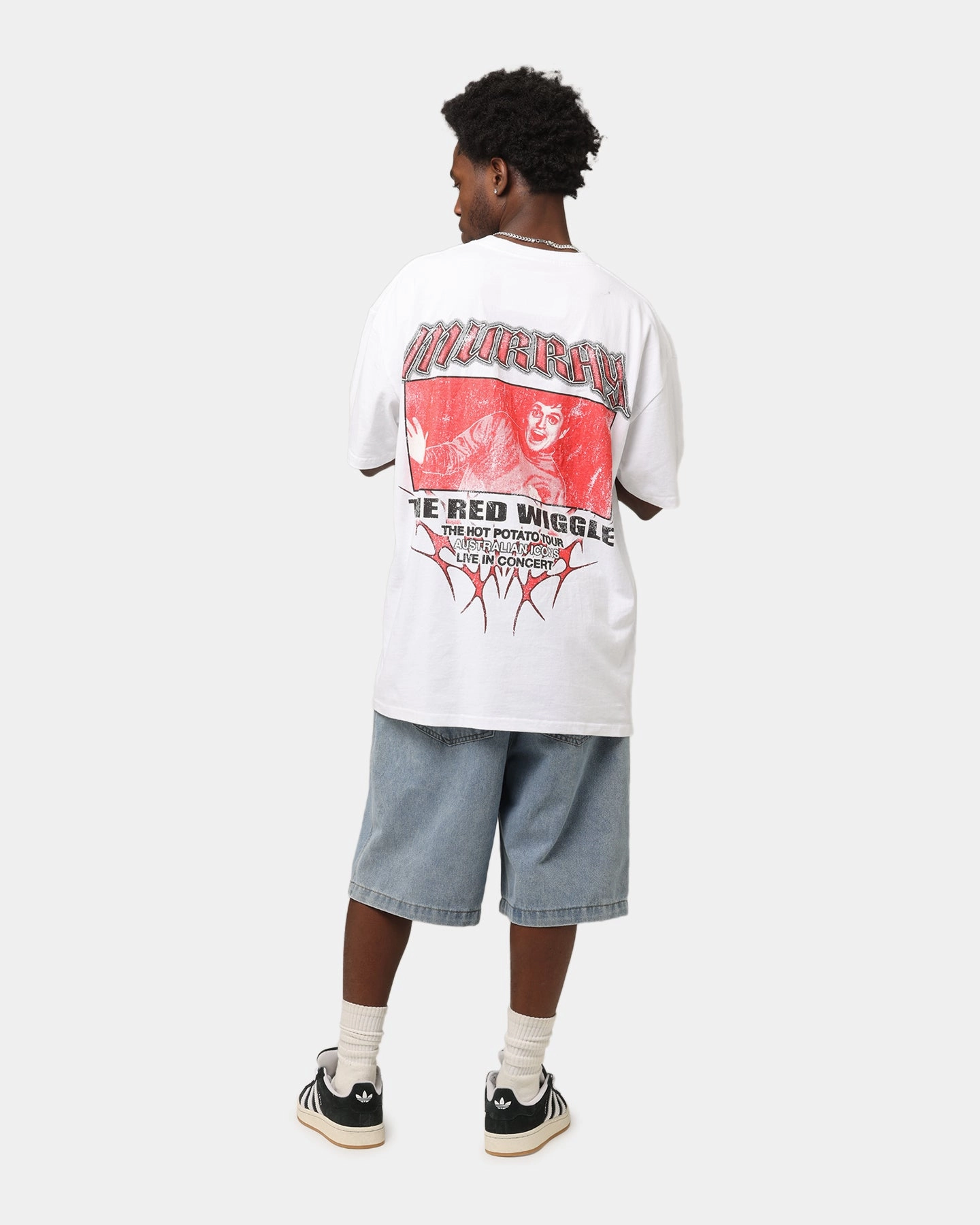 Goat Crew X The Wiggles Red Wiggle Heavy T-Shirt White Chic Wear Comfy All-Day