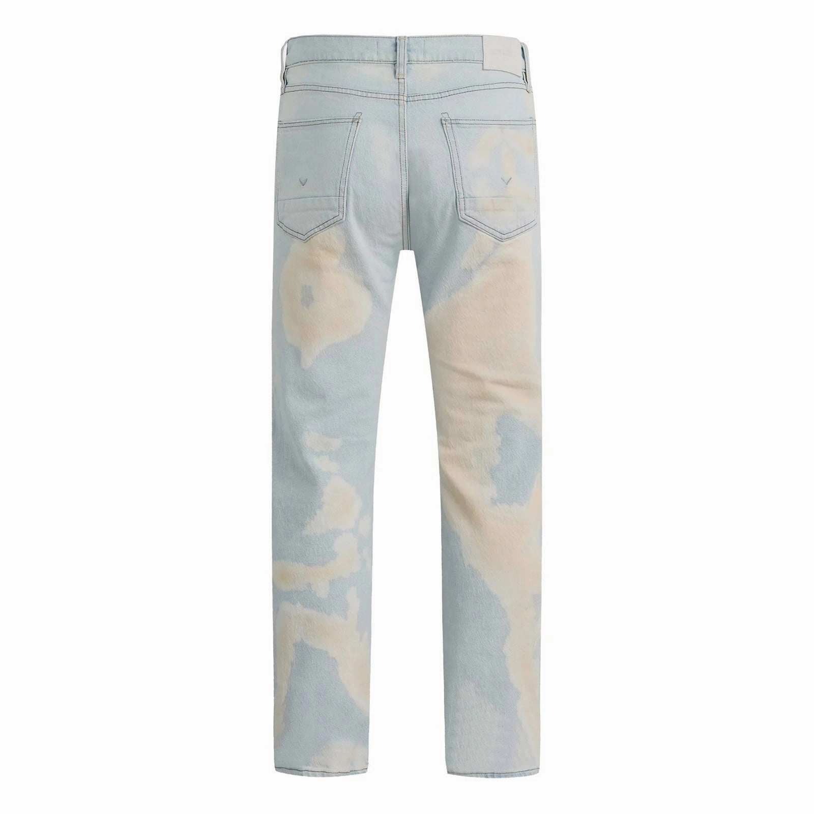 Dark wash Hudson Wes Classic Straight 'Bleached Cloud'