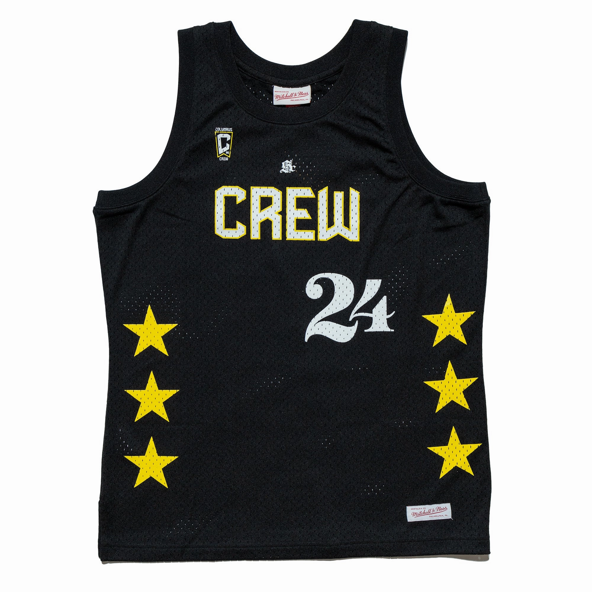 MLS Glory To Columbus Stars Tank Crew 'Black' Contrast Stitch Plus Size Fit