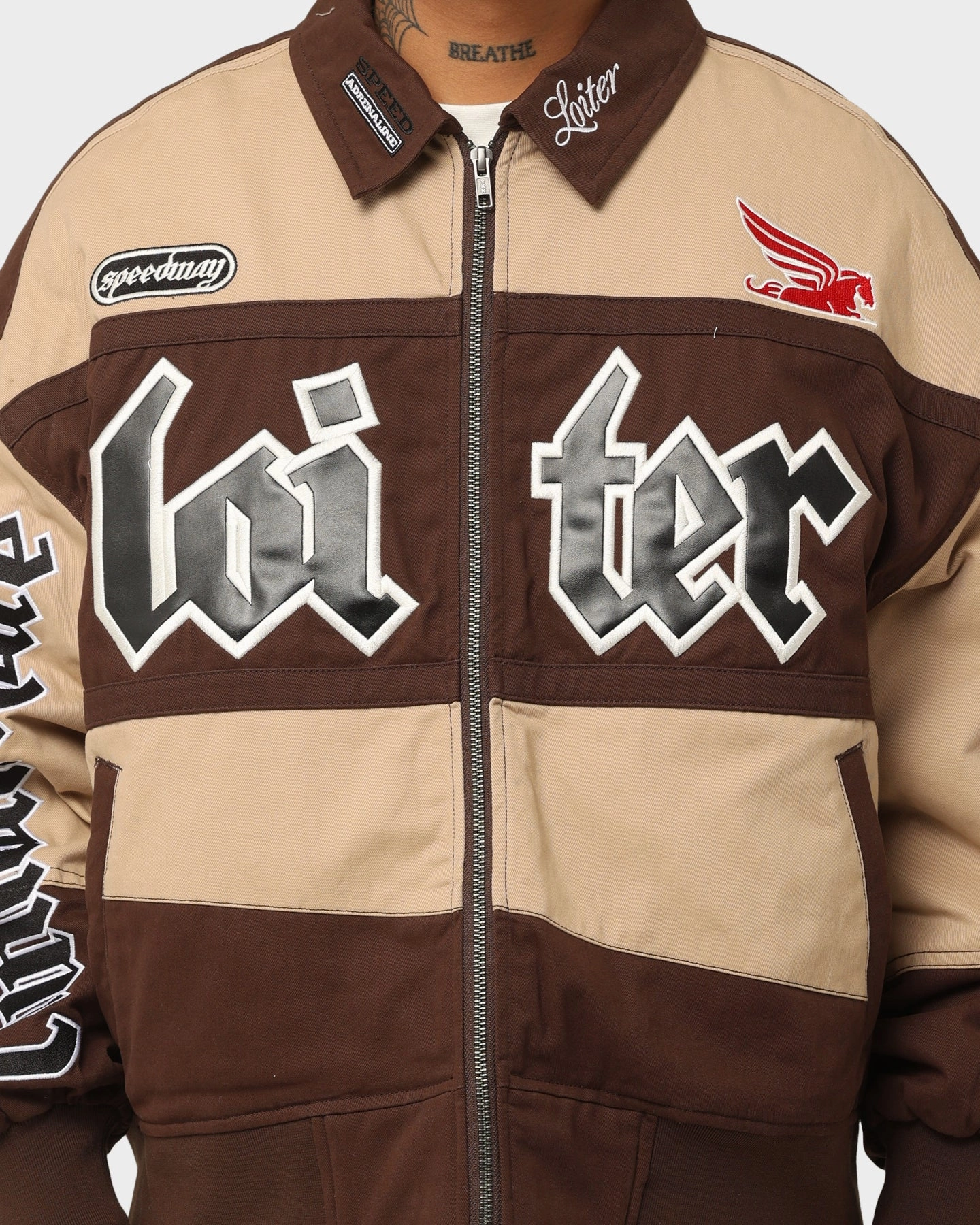 gardeners Loiter Drift Circuit Jacket Mocha
