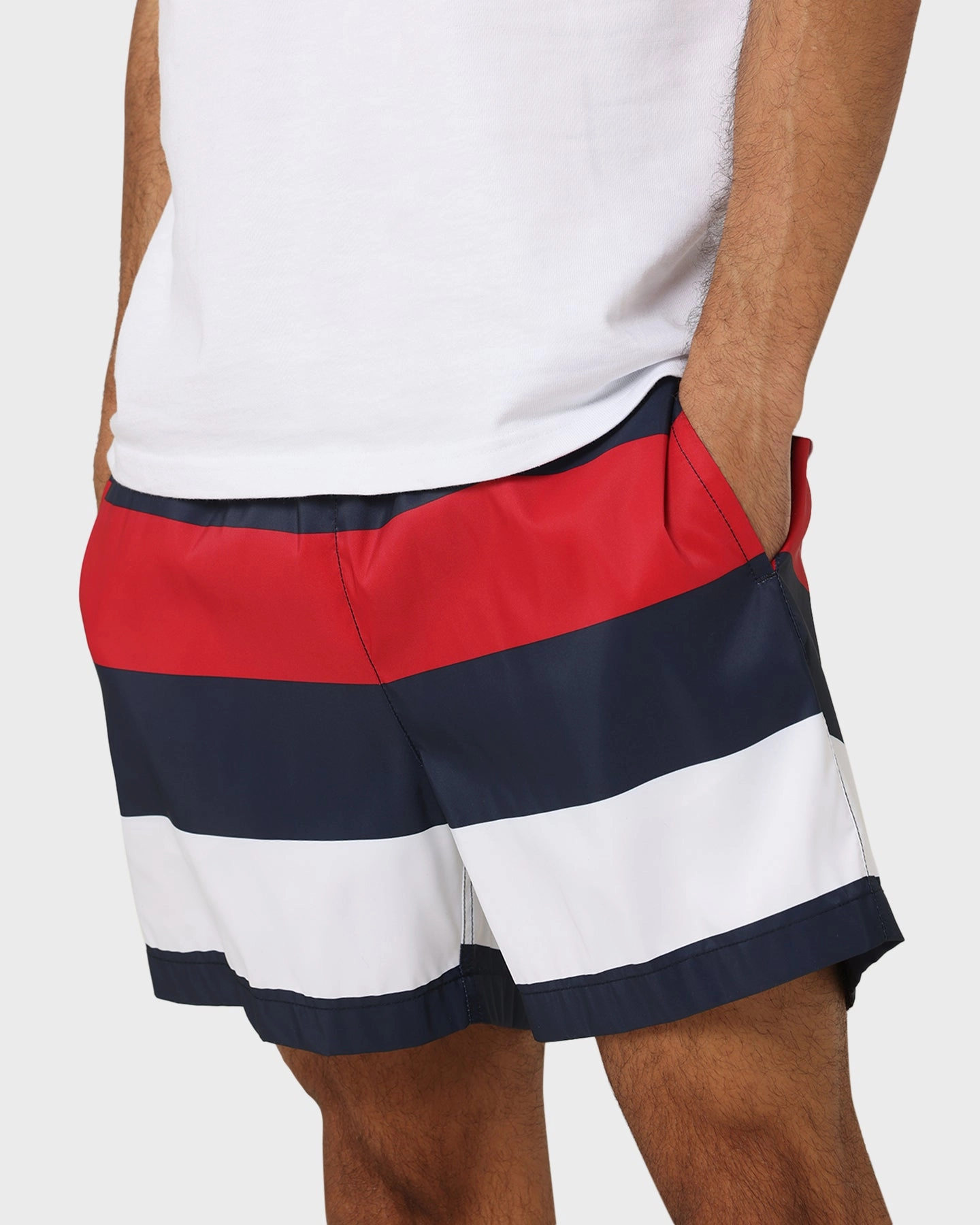 Workout Gear Flexible Movement Cut Tommy Hilfiger Logo Waistband Slim Fit Medium Drawstring Shorts Tommy Jeans Rug