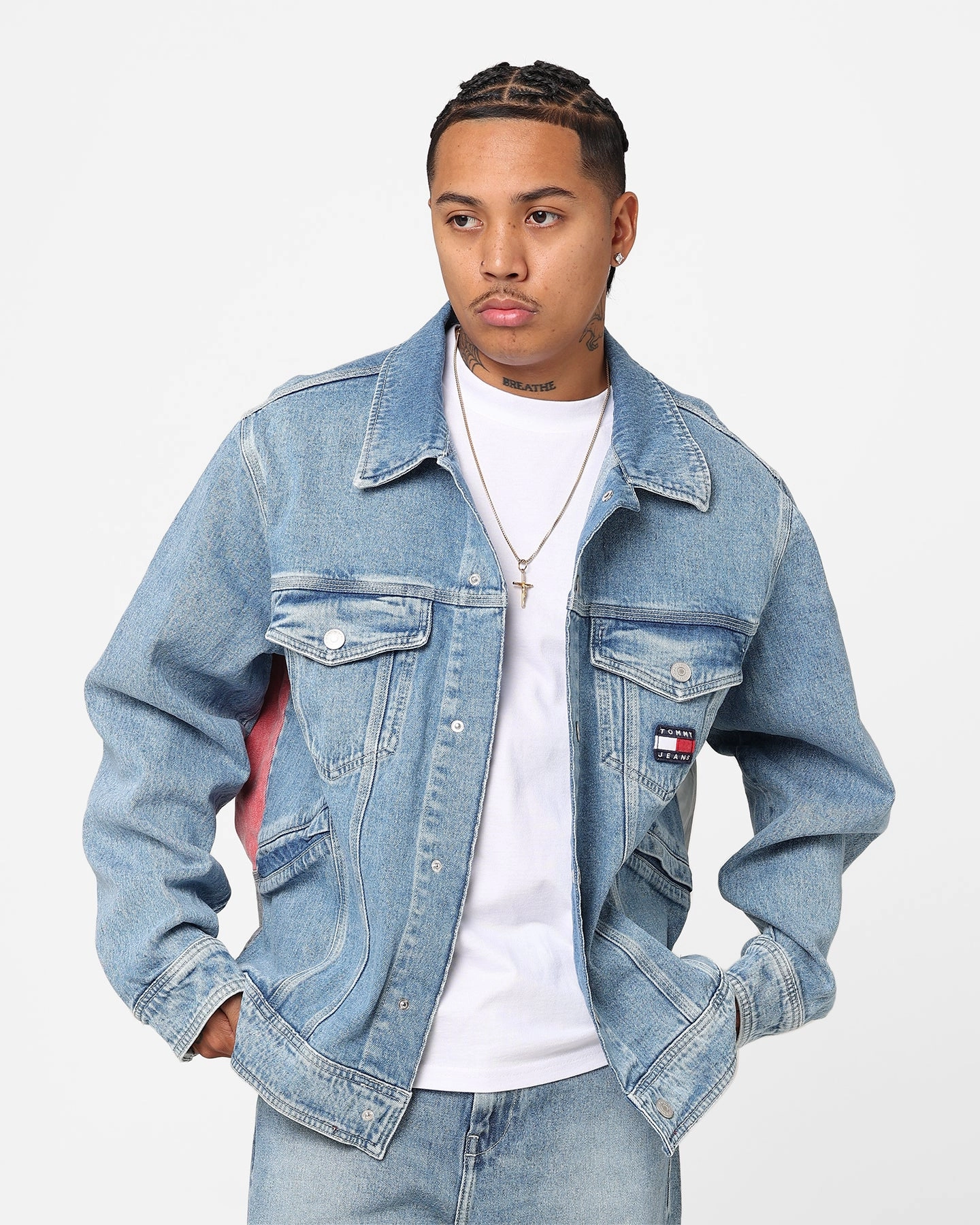Tommy Jeans Archive Oversized Jacket Denim Light Prize Weekend Ready