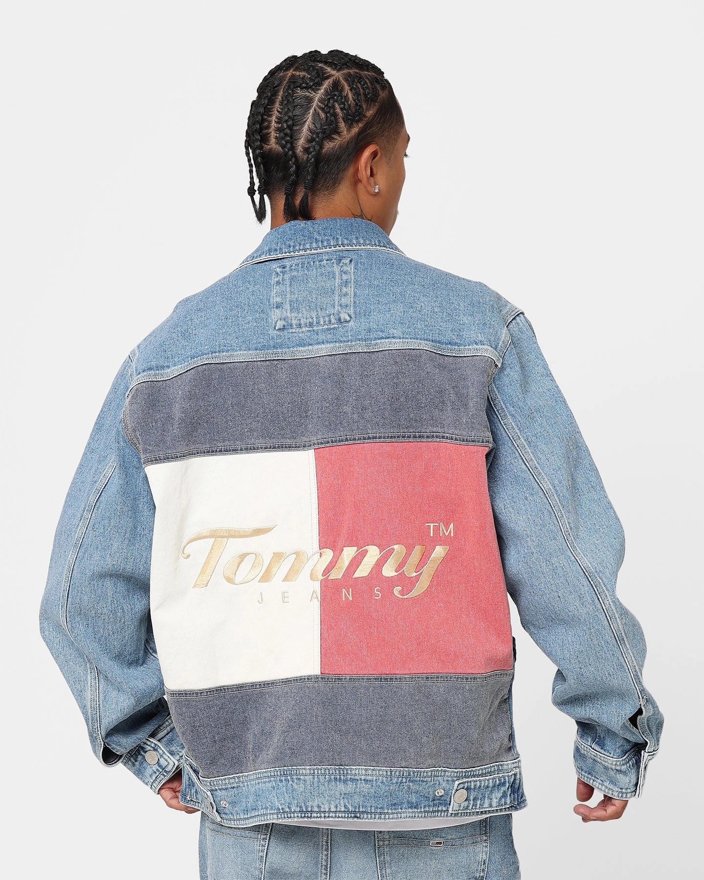 Sophisticated Tommy Jeans Archive Oversized Jacket Denim Light
