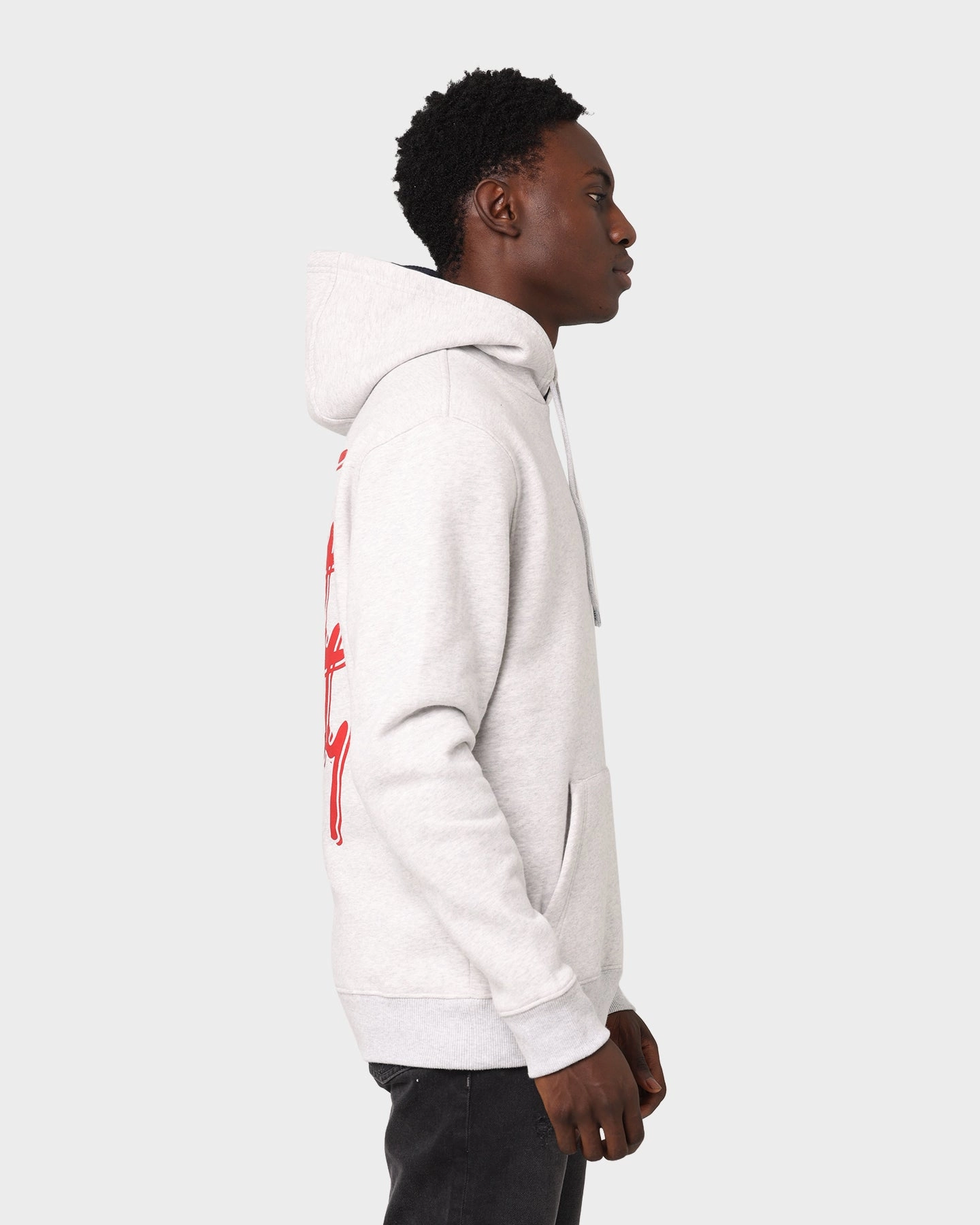 bike tour Tommy Jeans Essential Script Hoodie Silver/Grey Heather