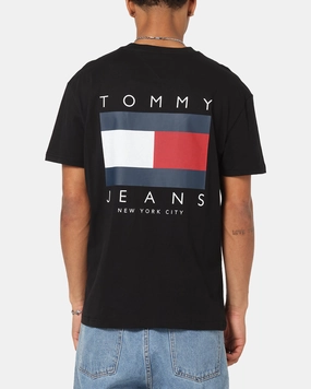 Tommy Jeans Regular Flag Graphic T-Shirt Black Smart Layer