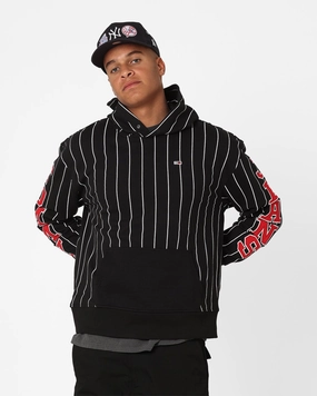 Slim Silhouette Multi Directional Stretch Tommy Jeans Relaxed Pinstripe Hoodie Classic Black