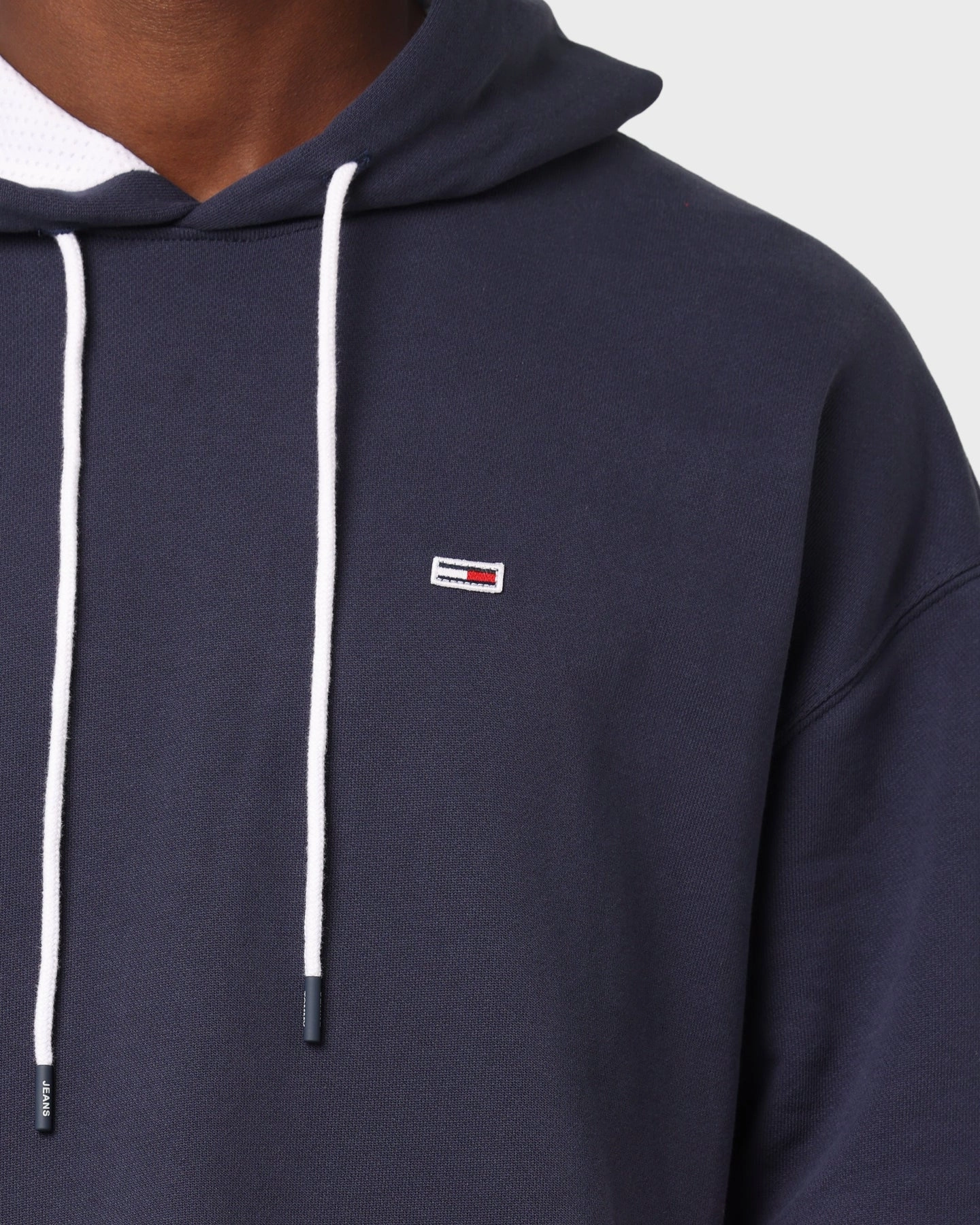 Product Tommy Jeans Rugby Stripe Contrast Lining Hoodie Twilight Navy/Multi