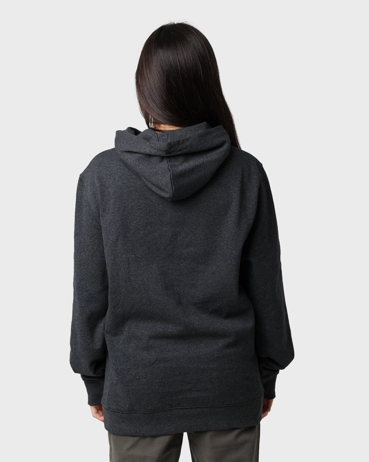 Tommy Jeans Straight Logo Hoodie Black Clock snowy