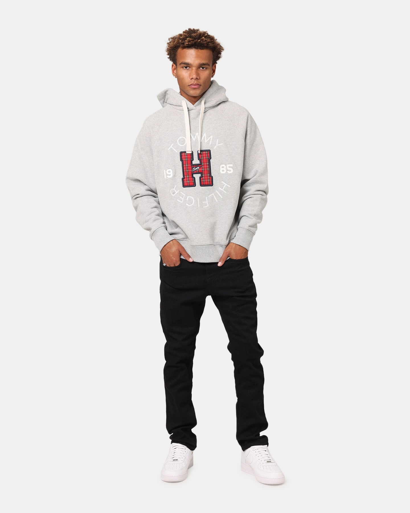 High - end Flexibility - provided Tommy Jeans Terry Hoodie Light Grey Heat