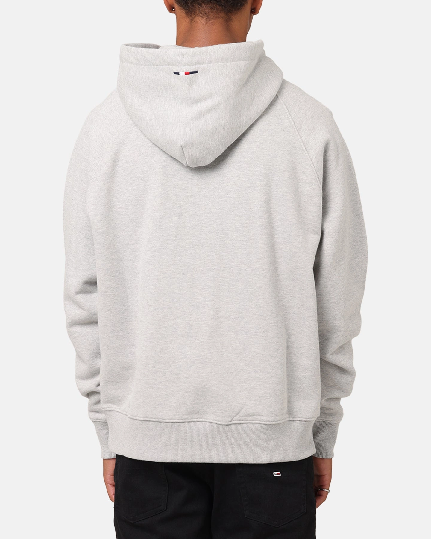Tommy Jeans Terry Hoodie Light Grey Heat Minimal Flexible