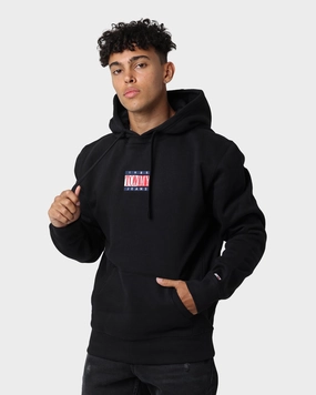 Distribute Softshell Material Tommy Jeans Timeless Tommy 1 Hoodie Black