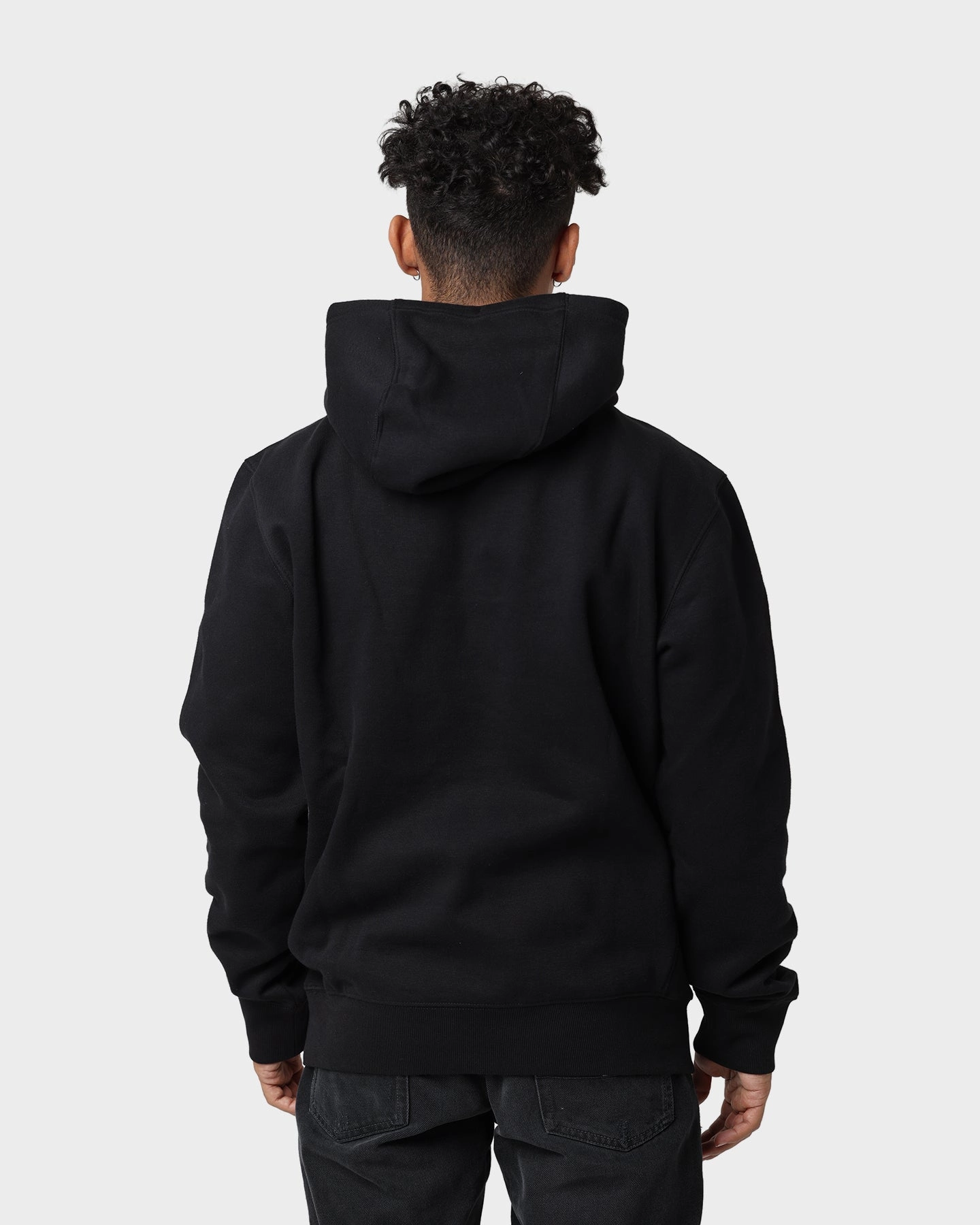 Tommy Jeans Timeless Tommy 1 Hoodie Black Smart Look Polyester