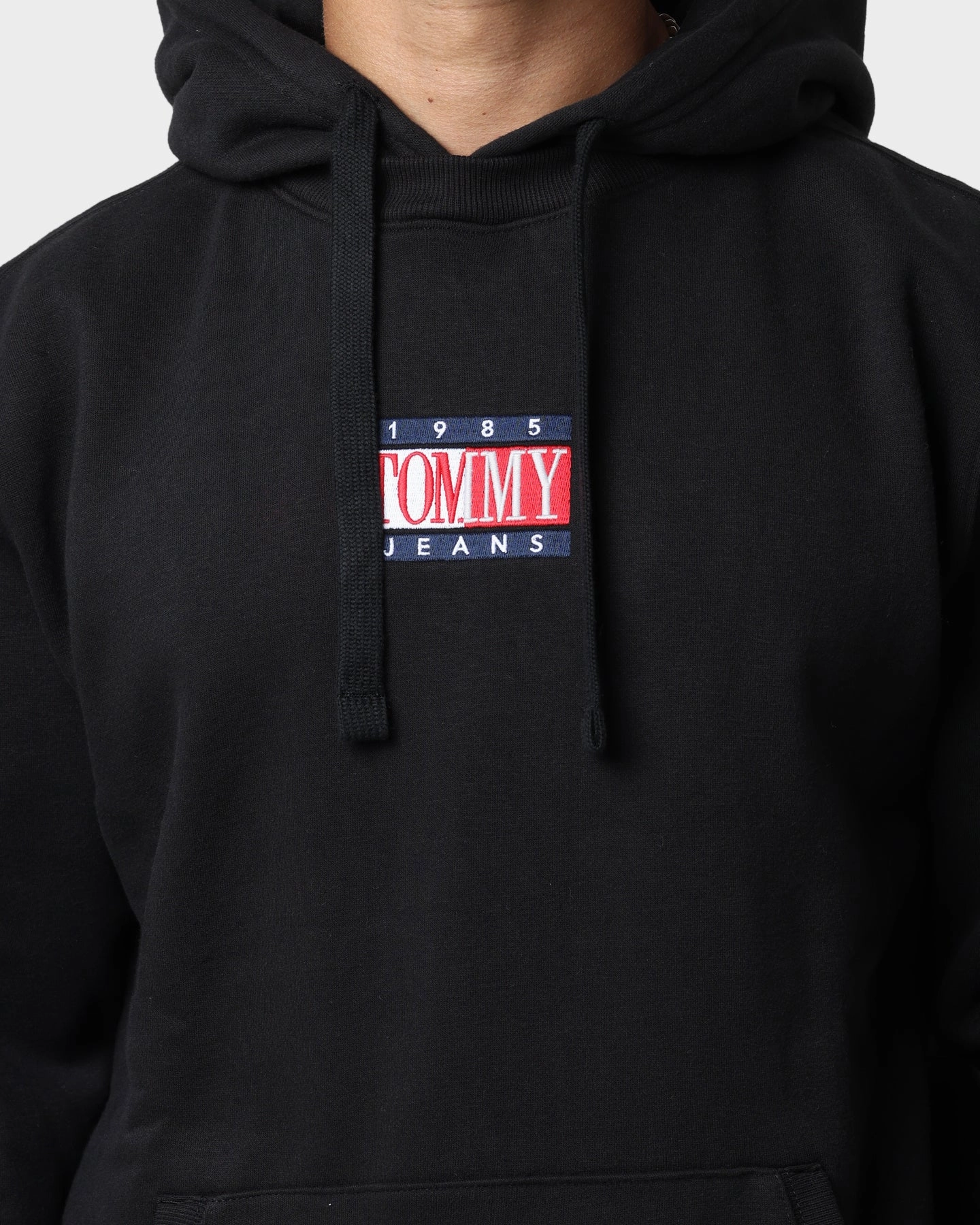 Seasonal Wear Tommy Jeans Timeless Tommy 1 Hoodie Black
