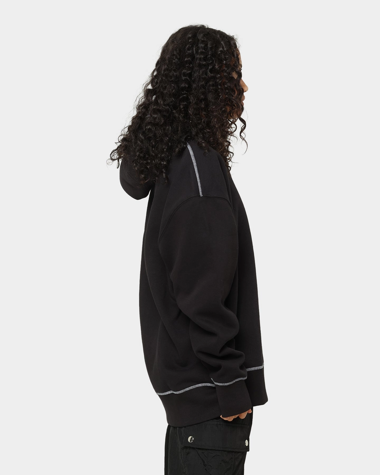 Present Tommy Jeans Tiny Tommy Circle Hoodie Black