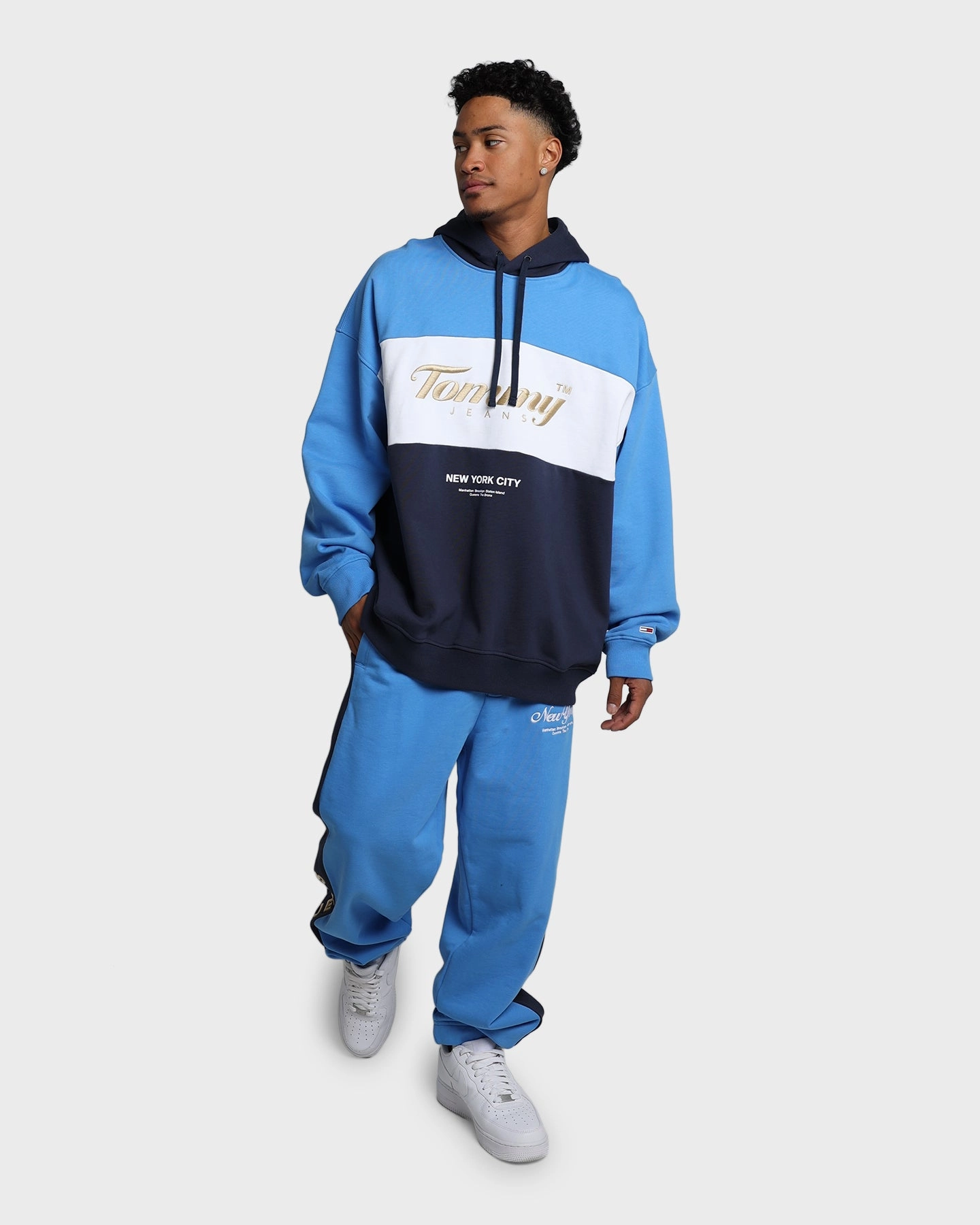 SeamSealed Construction Tommy Jeans TJM Archive Hoodie Twilight Navy