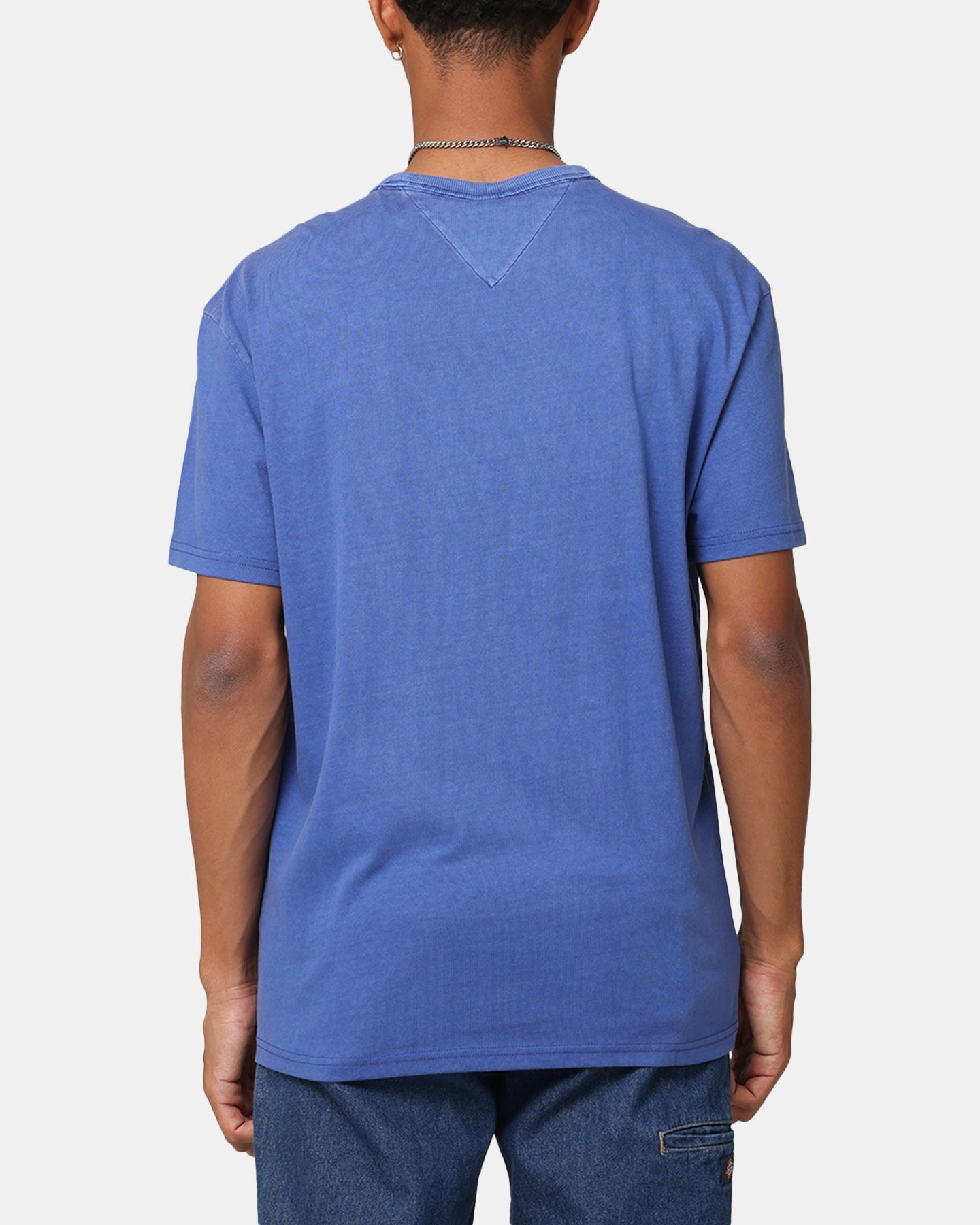 Tommy Jeans TJM Archive Varsity Washed T-Shirt Bright Blue FlexibleCollarOptions
