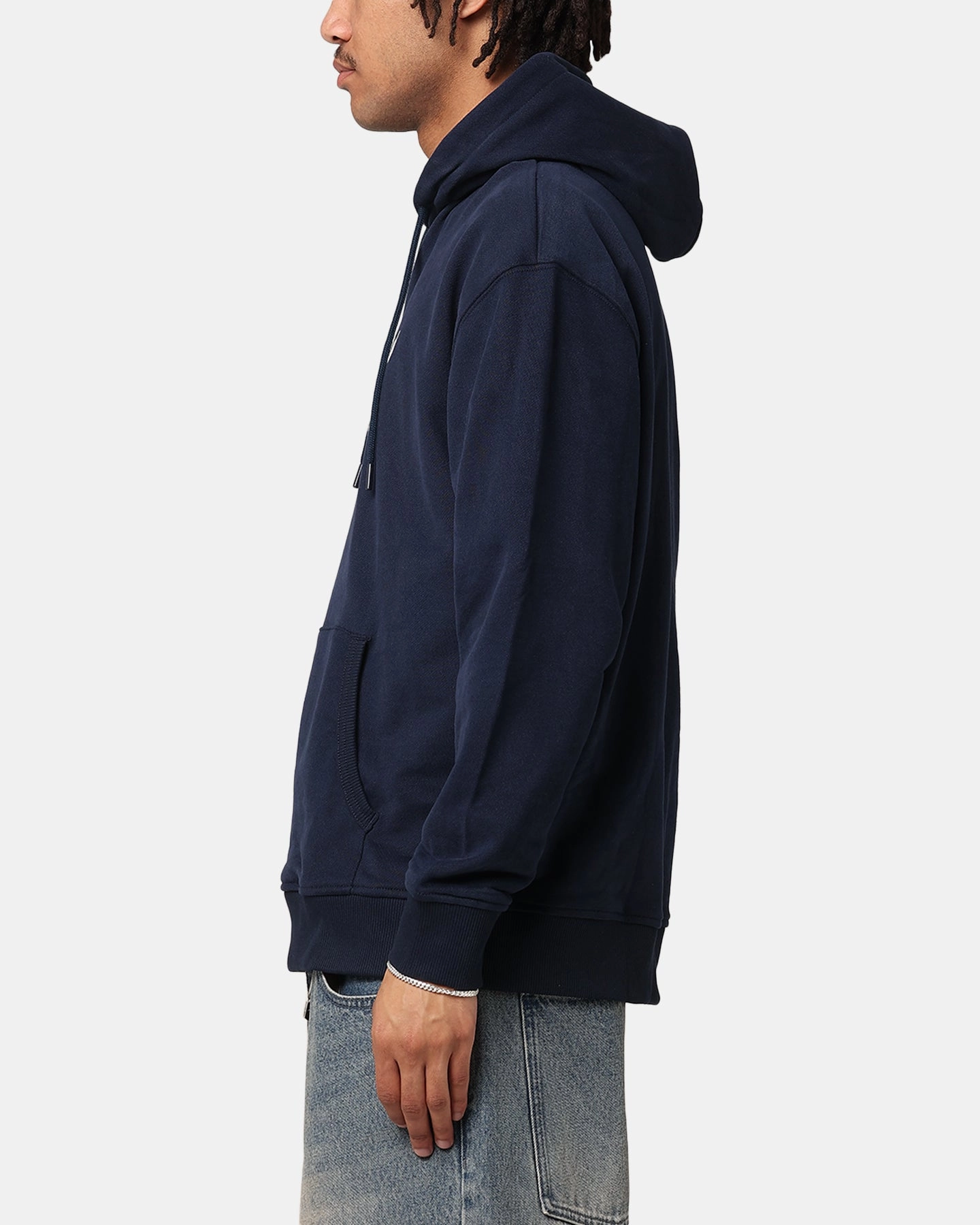 Enhanced Breathability Tommy Jeans TJM Luxe Serif Relax Hoodie Dark Night Navy