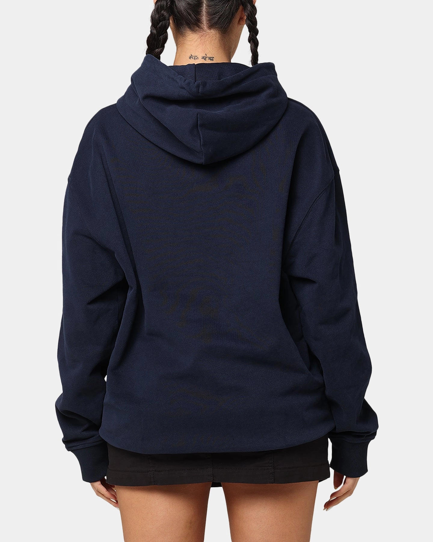 Tommy Jeans TJM Luxe Serif Relax Hoodie Dark Night Navy Compromise