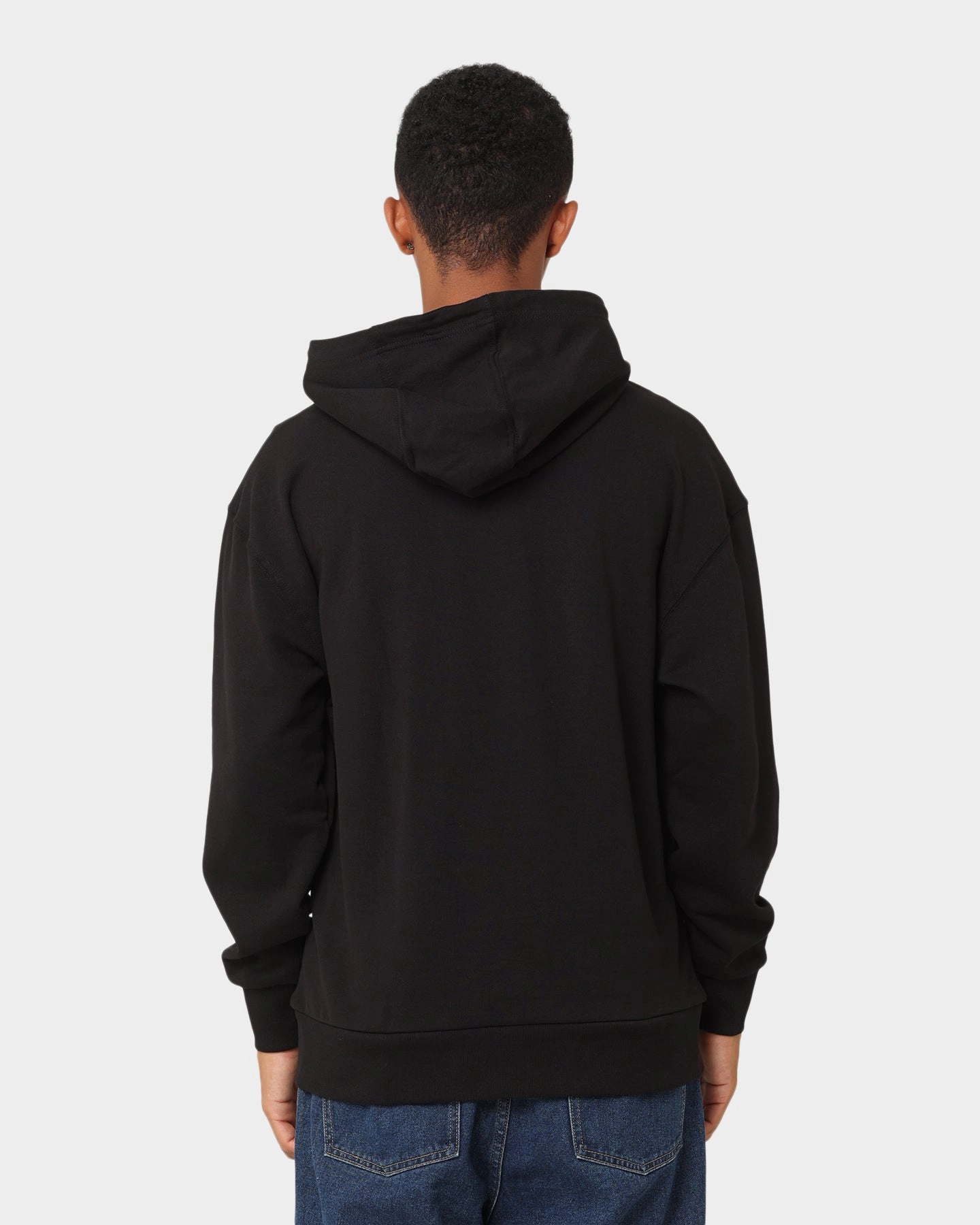 Tommy Jeans TJM Regular Athletic Logo Hoodie Black Advertise suitable for work uniforms