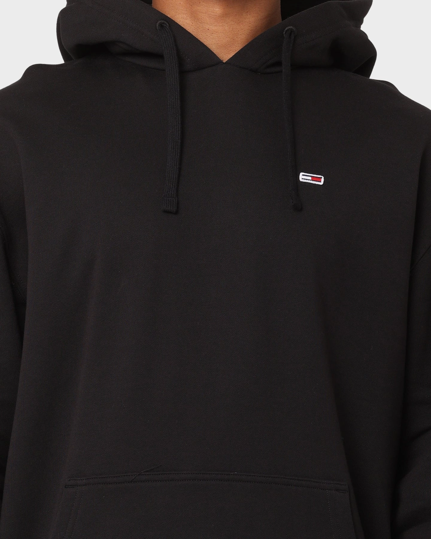 Machine-washable Tommy Jeans TJM Relaxed Collegiate Hoodie Black