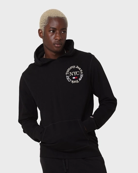 Tommy Jeans TJM Timeless Circle Hoodie Black Waterproof Zippers
