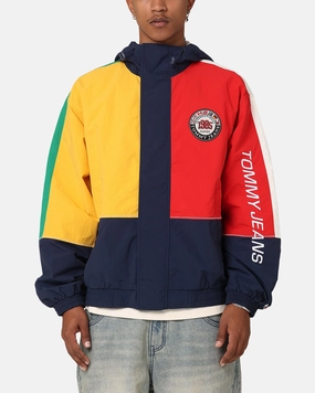 Tommy Jeans TJU Archive Games Chicago Windbreaker Jacket Sport Navy/Multi Thermal Lining Gender - neutral