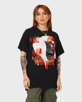 American Thrift X Samurai Jack Jack Vintage T-Shirt Black Light Fashion Perfect Fit Wear