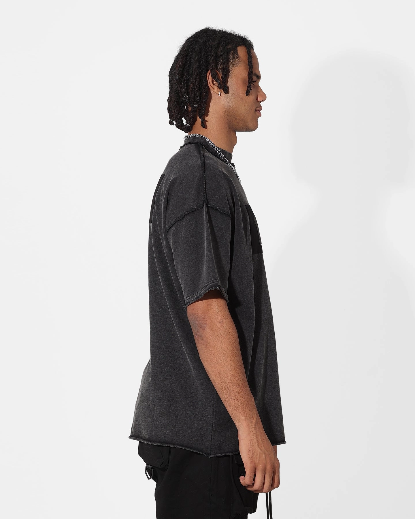 DXXMLIFE L-7 A V3L3DRXME T-Shirt Vintage Black Simple Comfort Look